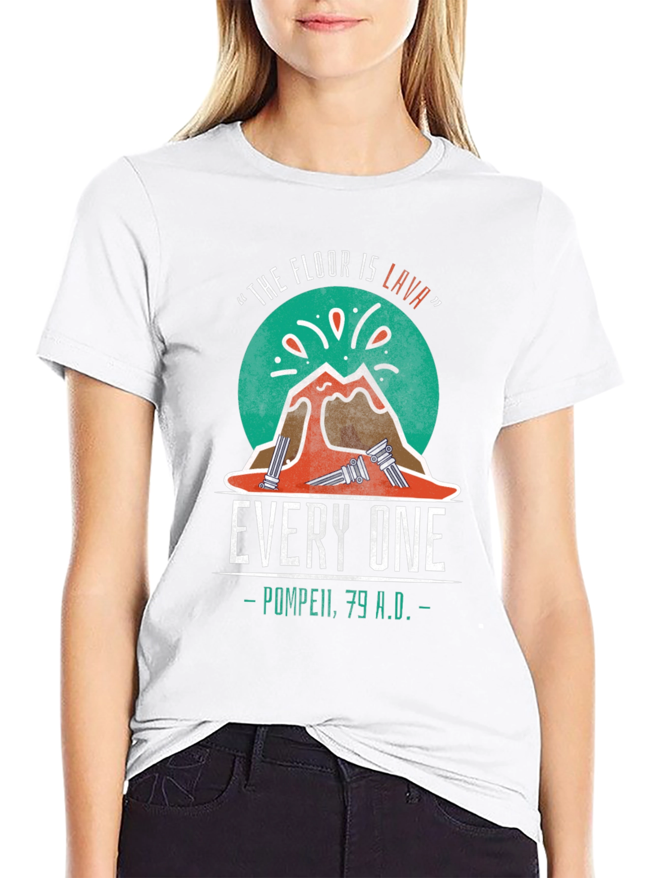 The Floor is Lava Pompeii T-Shirt