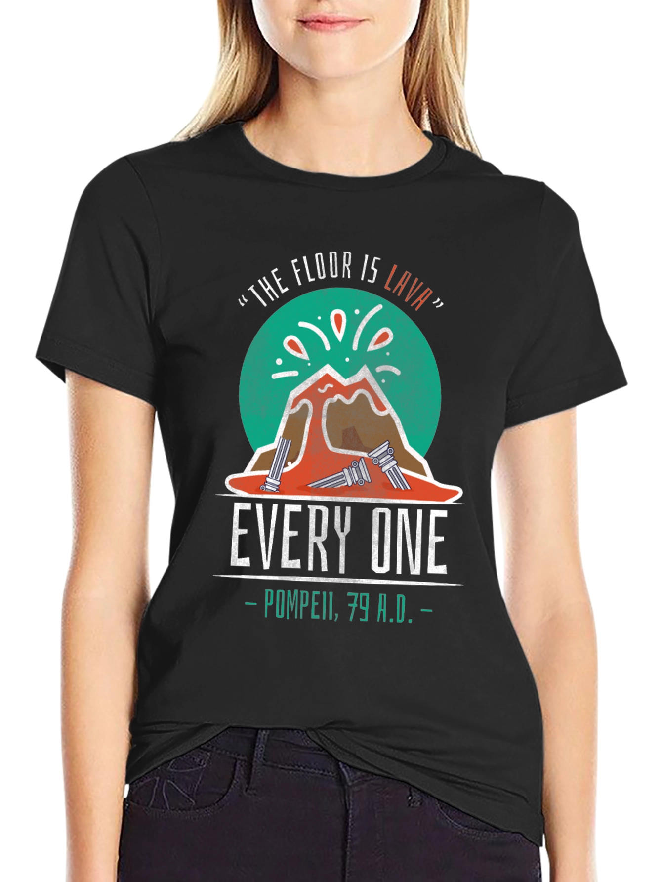 The Floor is Lava Pompeii T-Shirt
