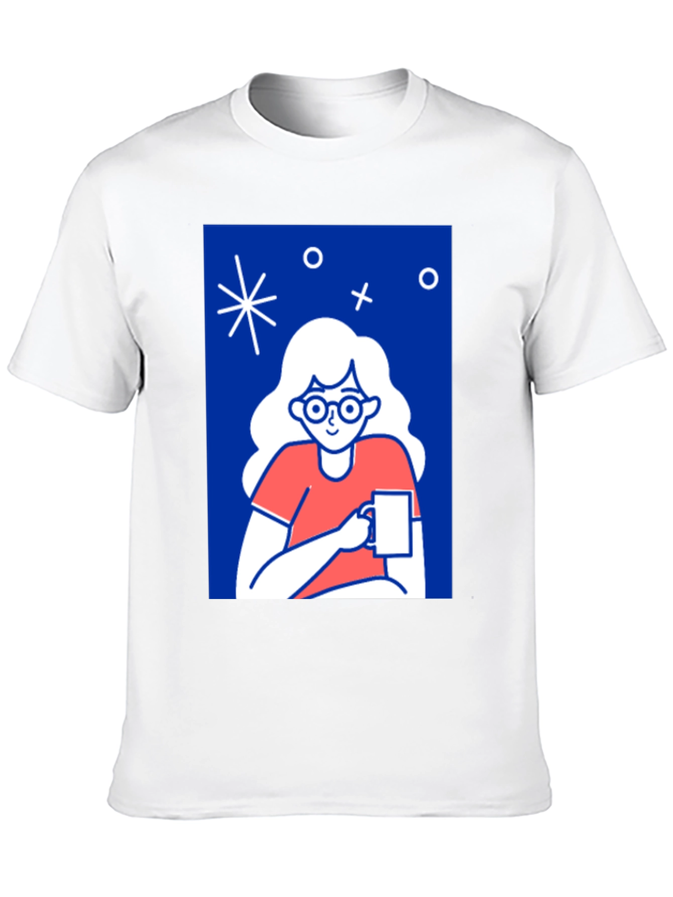 Illustrated Coffee Lover T-Shirt