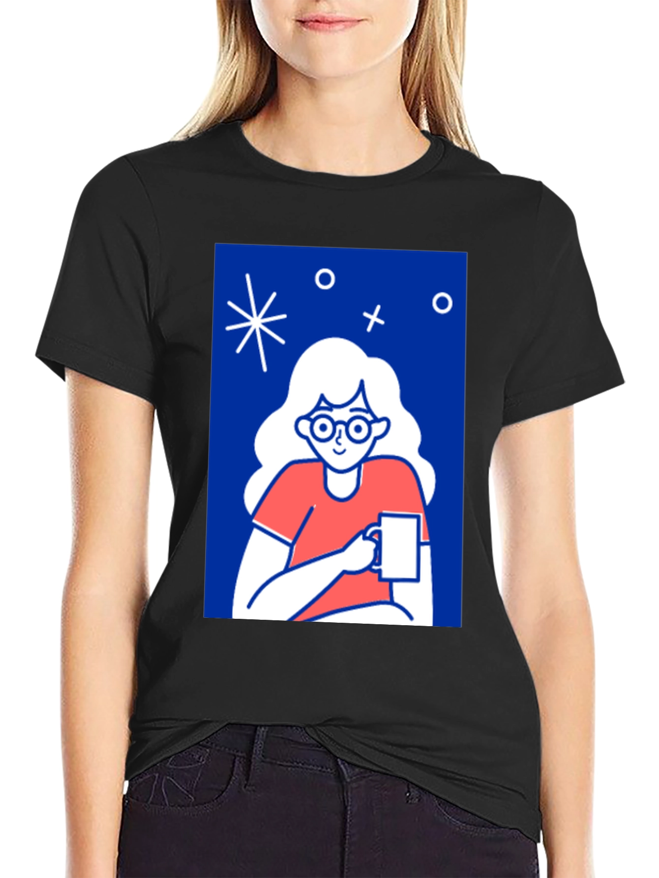 Illustrated Coffee Lover T-Shirt