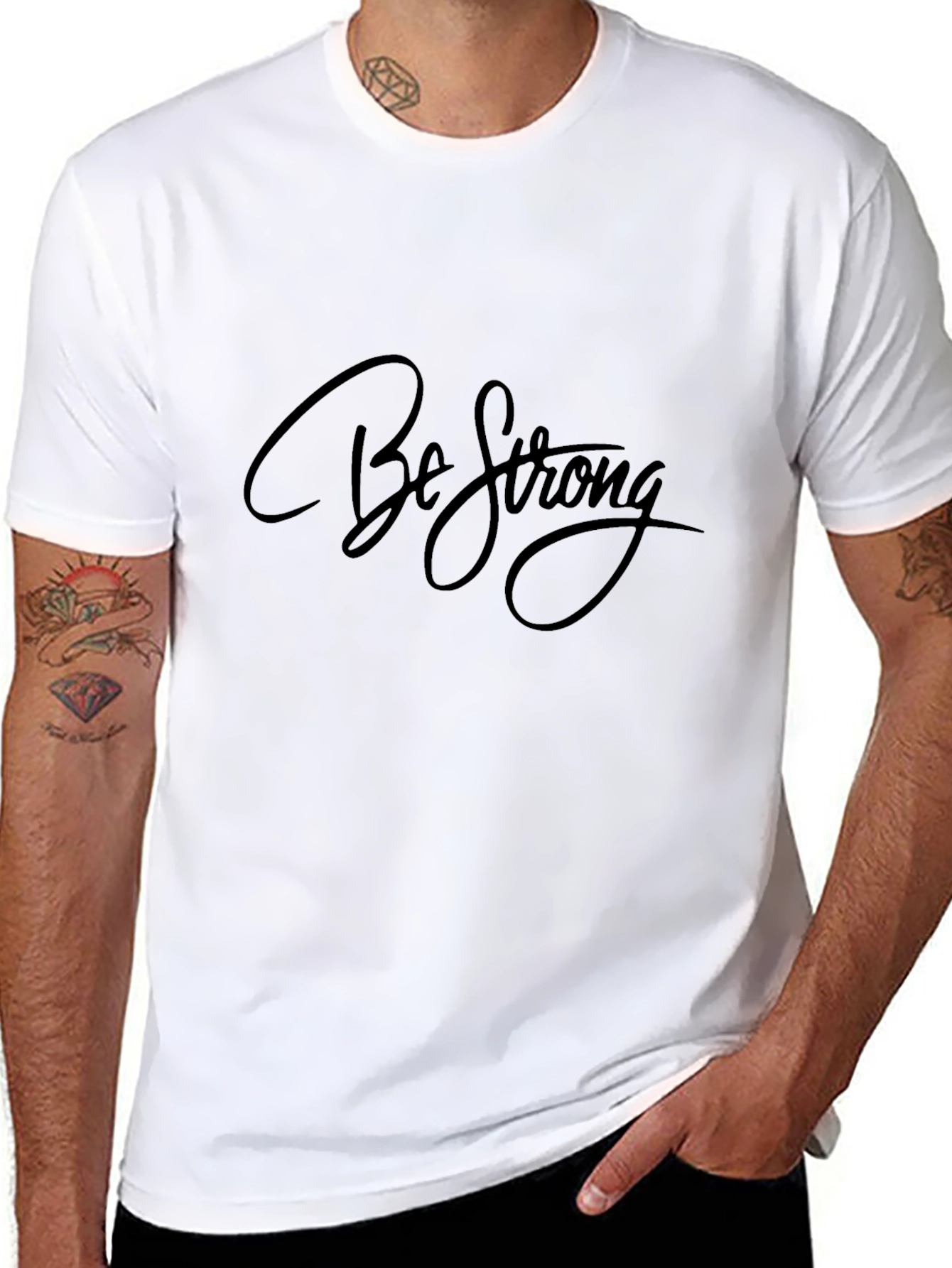 Be Strong Black T-Shirt