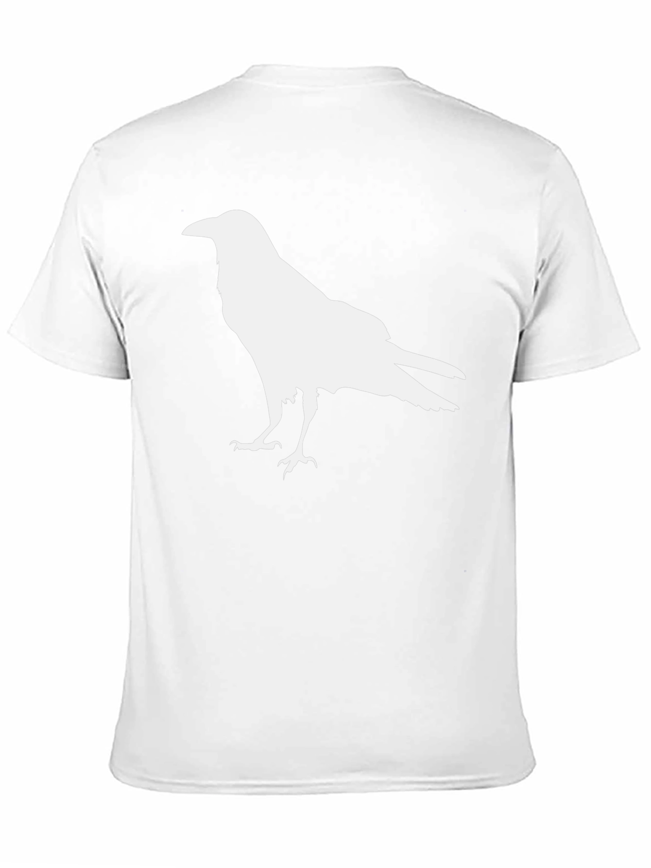 Raven Silhouette Graphic Tee - Mens Black T-Shirt