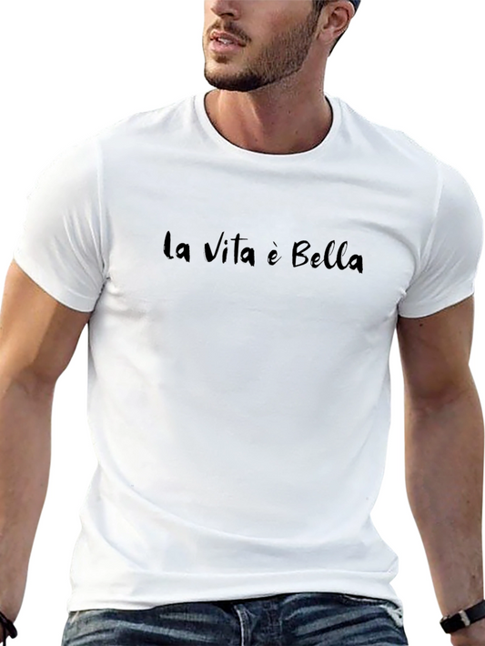 La Vita è Bella Black T-Shirt