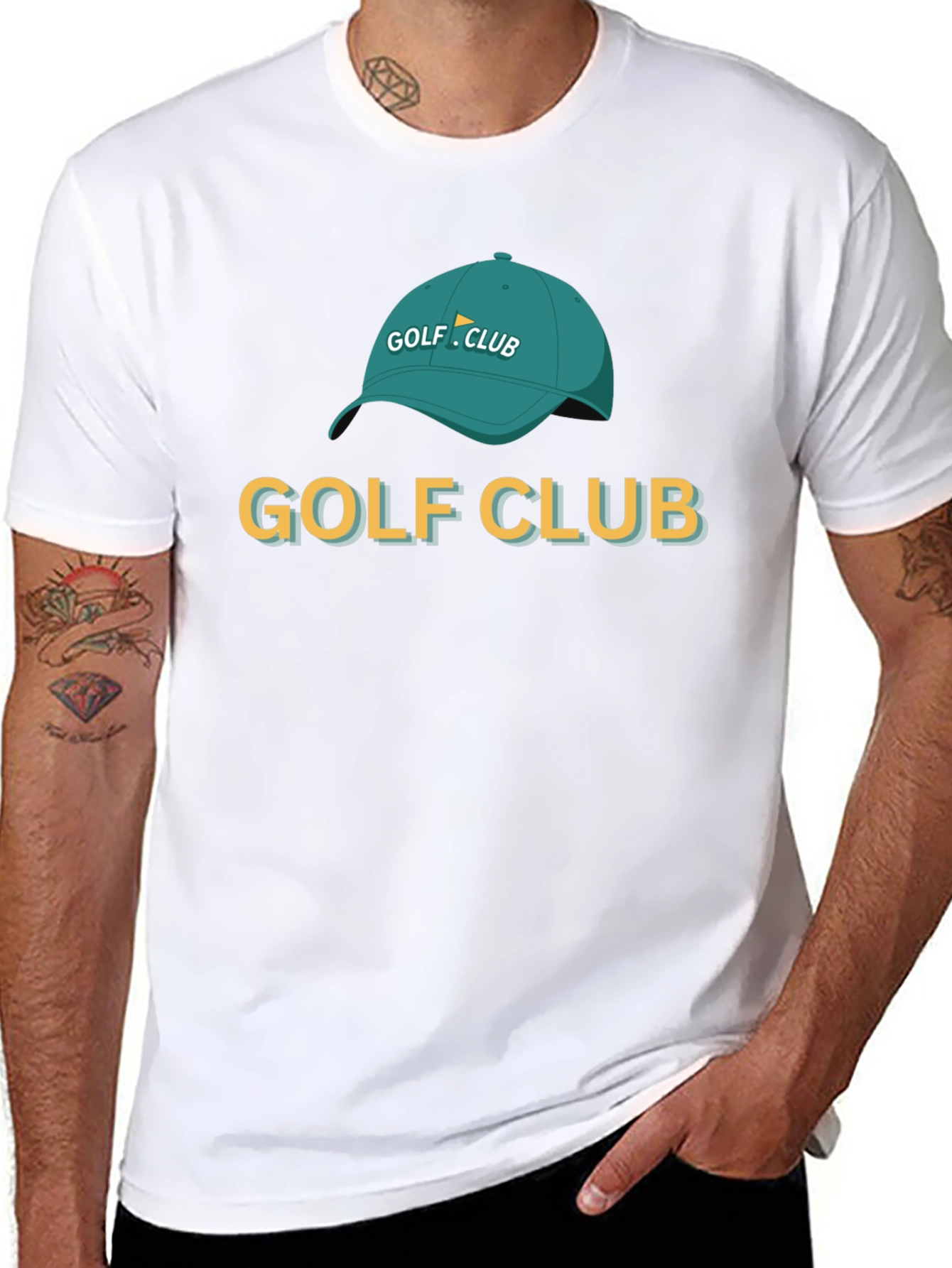 Golf Club Graphic Tee - Classic Style