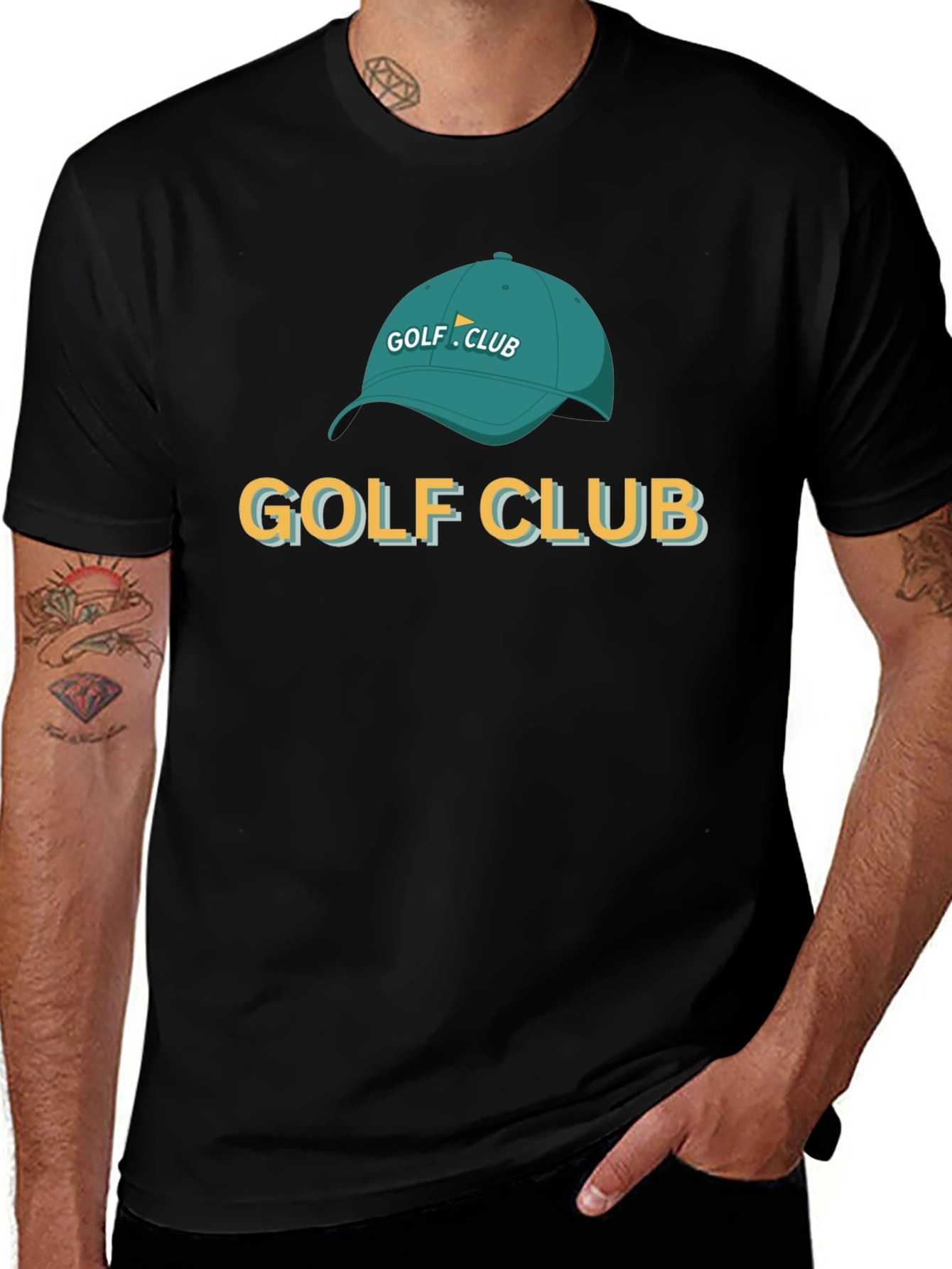 Golf Club Graphic Tee - Classic Style
