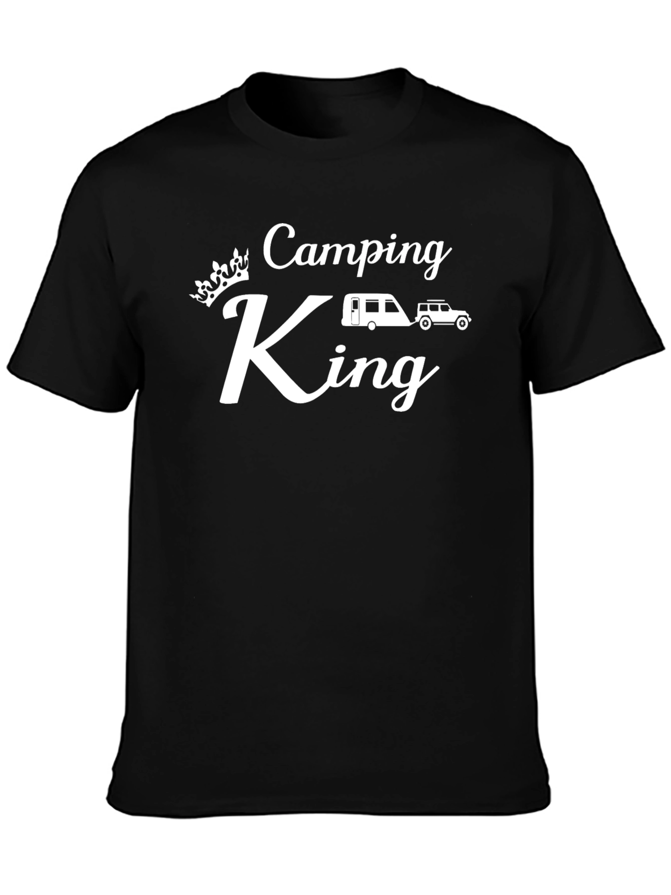 Camping King T-Shirt - Black
