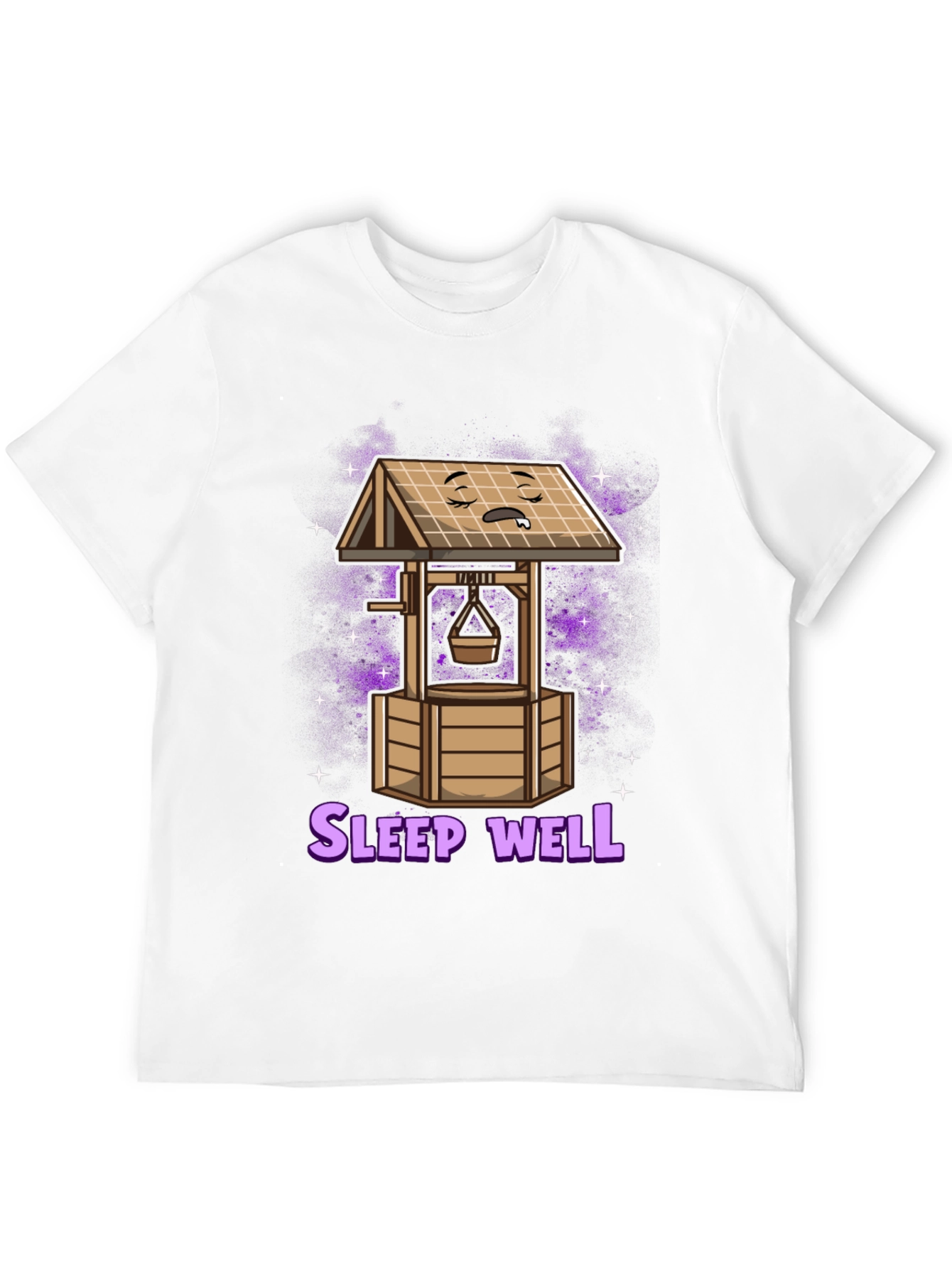 Sleep Well T-Shirt - Funny Sleeping Well Cartoon Tee