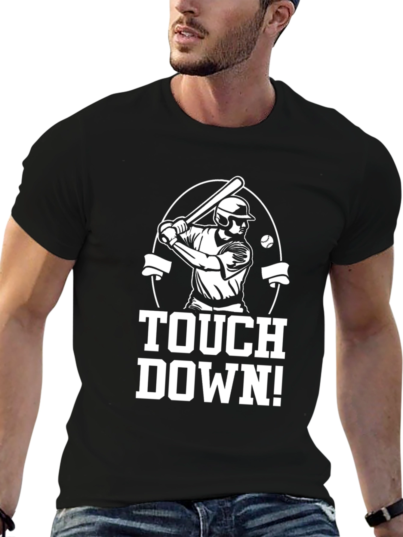 Touch Down Baseball T-Shirt