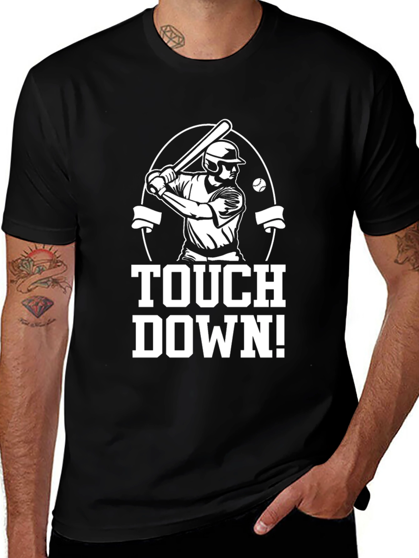 Touch Down Baseball T-Shirt