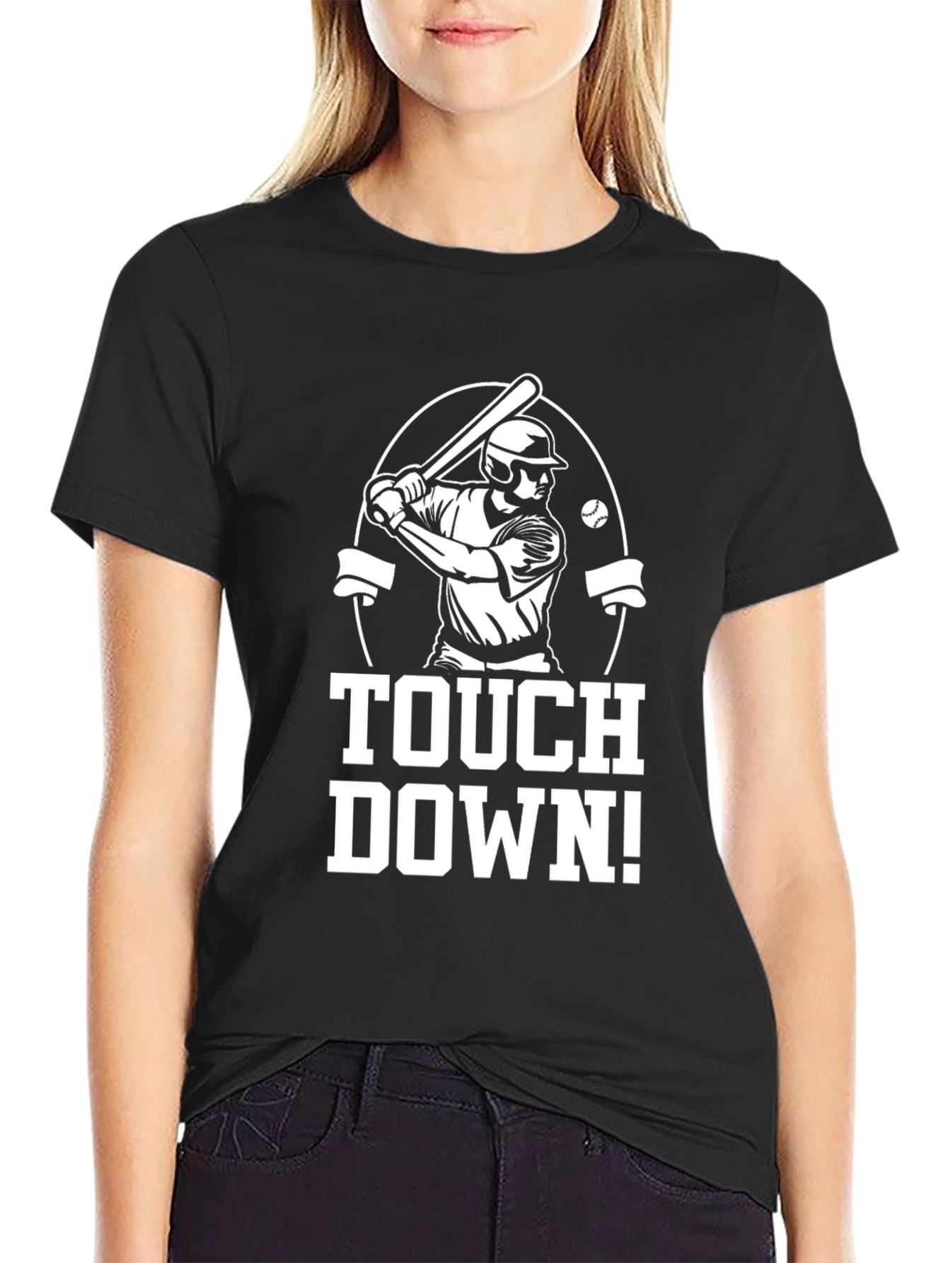 Touch Down Baseball T-Shirt