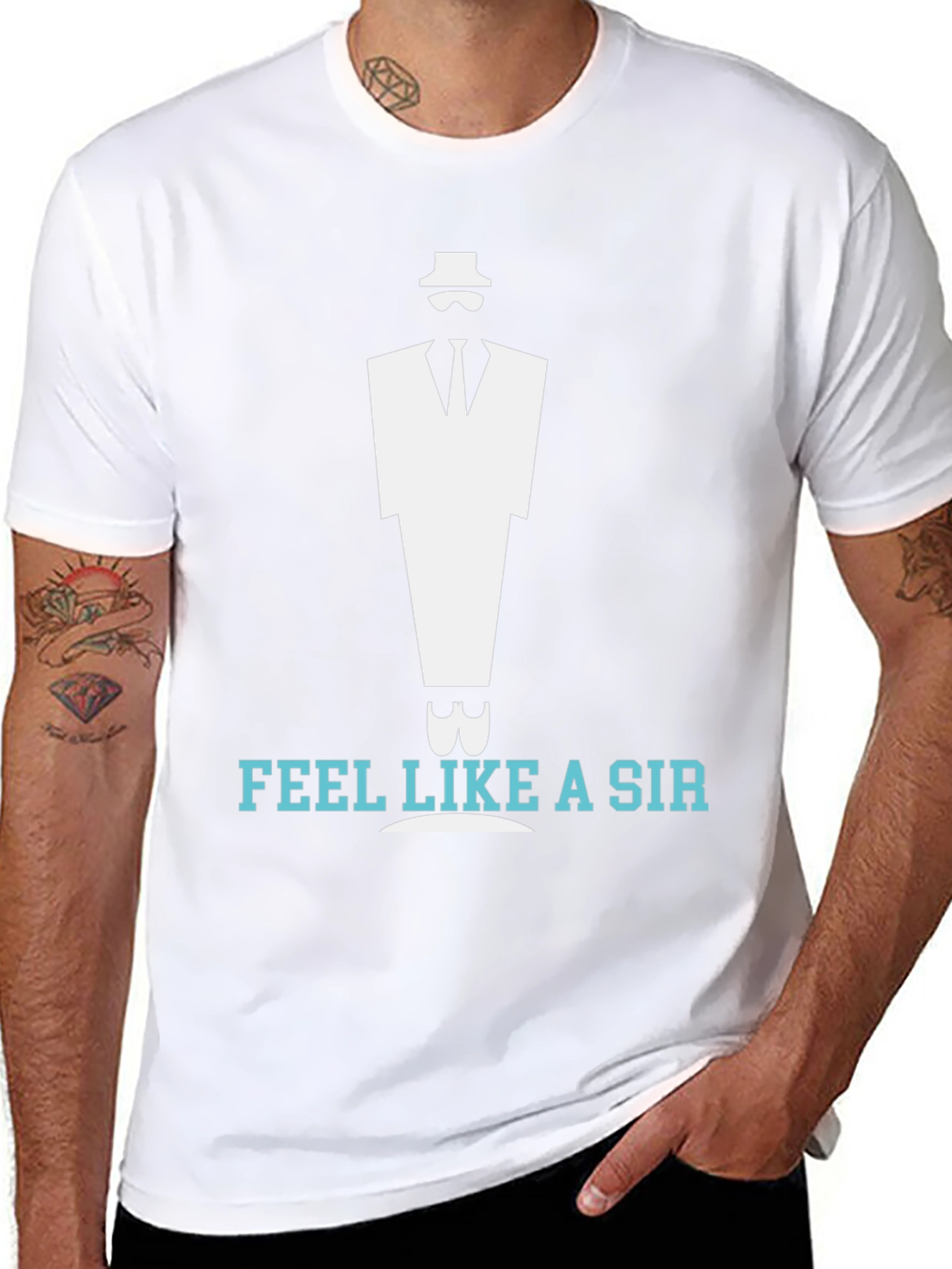 Feel Like a Sir T-Shirt - Stylish Graphic Tee
