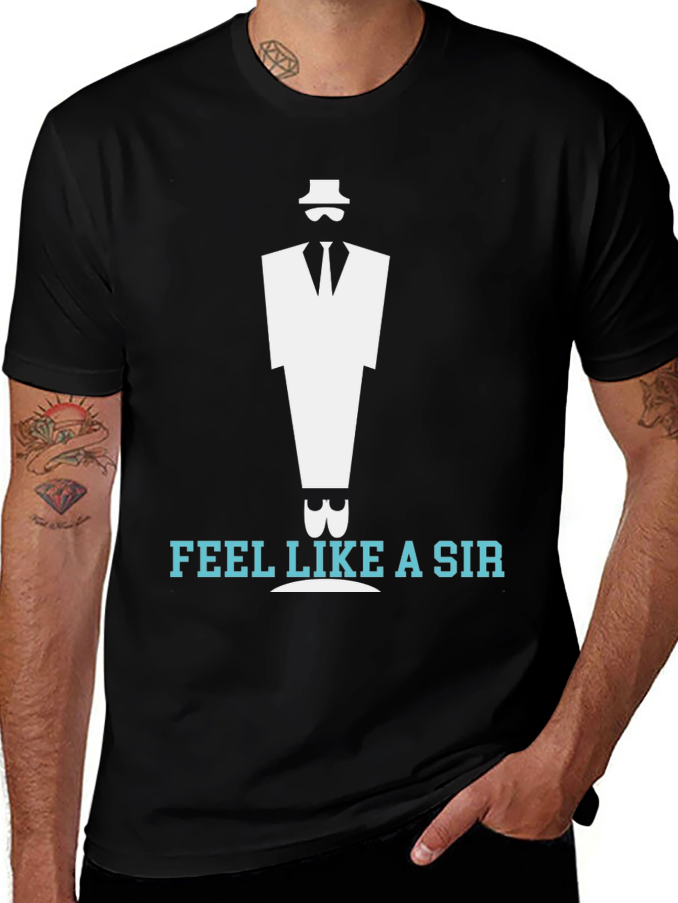 Feel Like a Sir T-Shirt - Stylish Graphic Tee