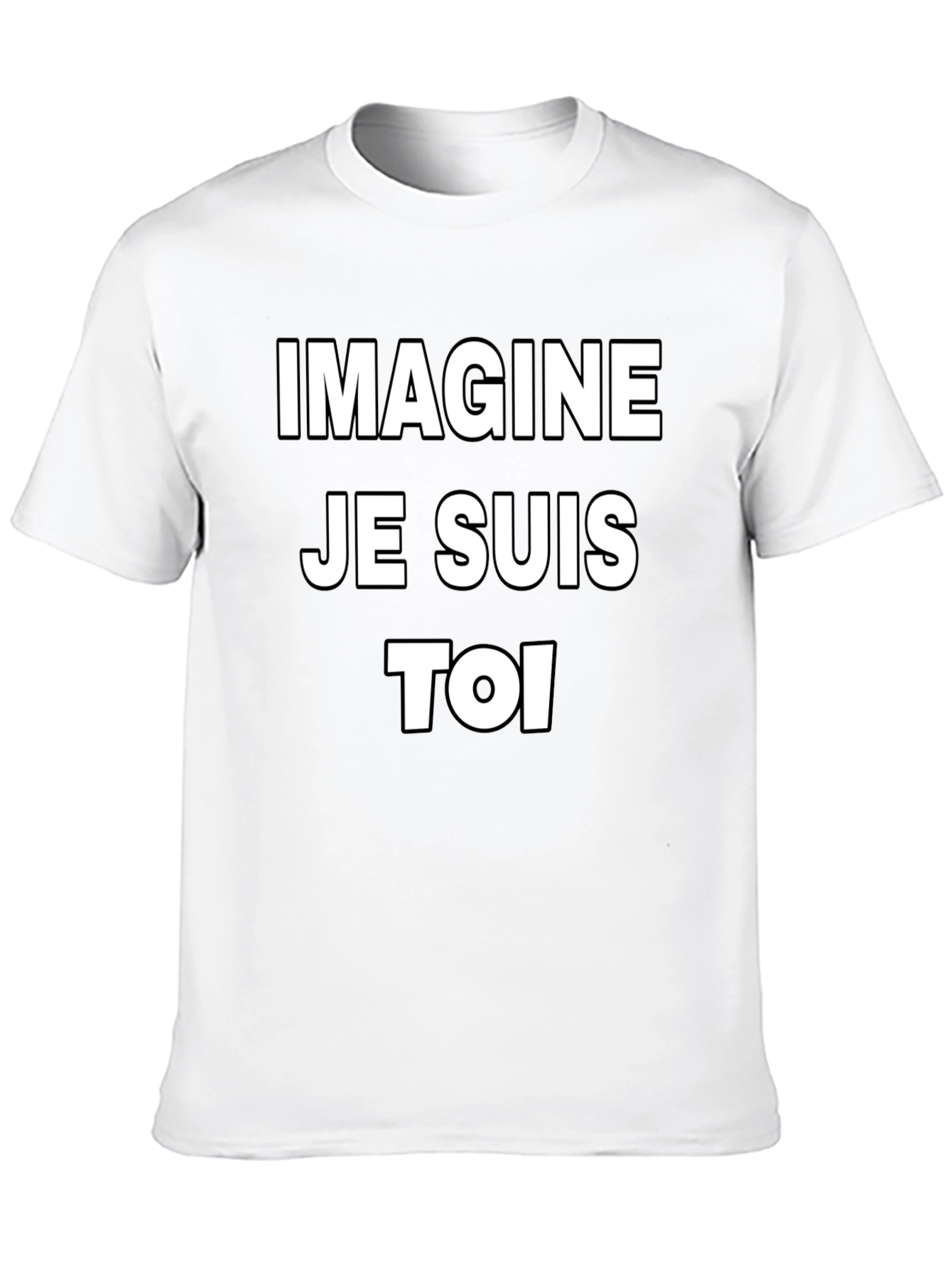 Imagine Je Suis Toi Black Tee