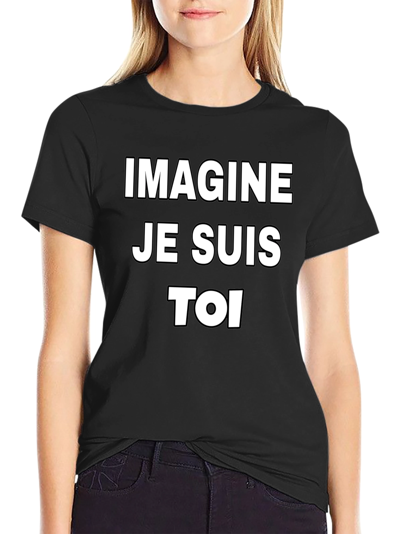Imagine Je Suis Toi Black Tee