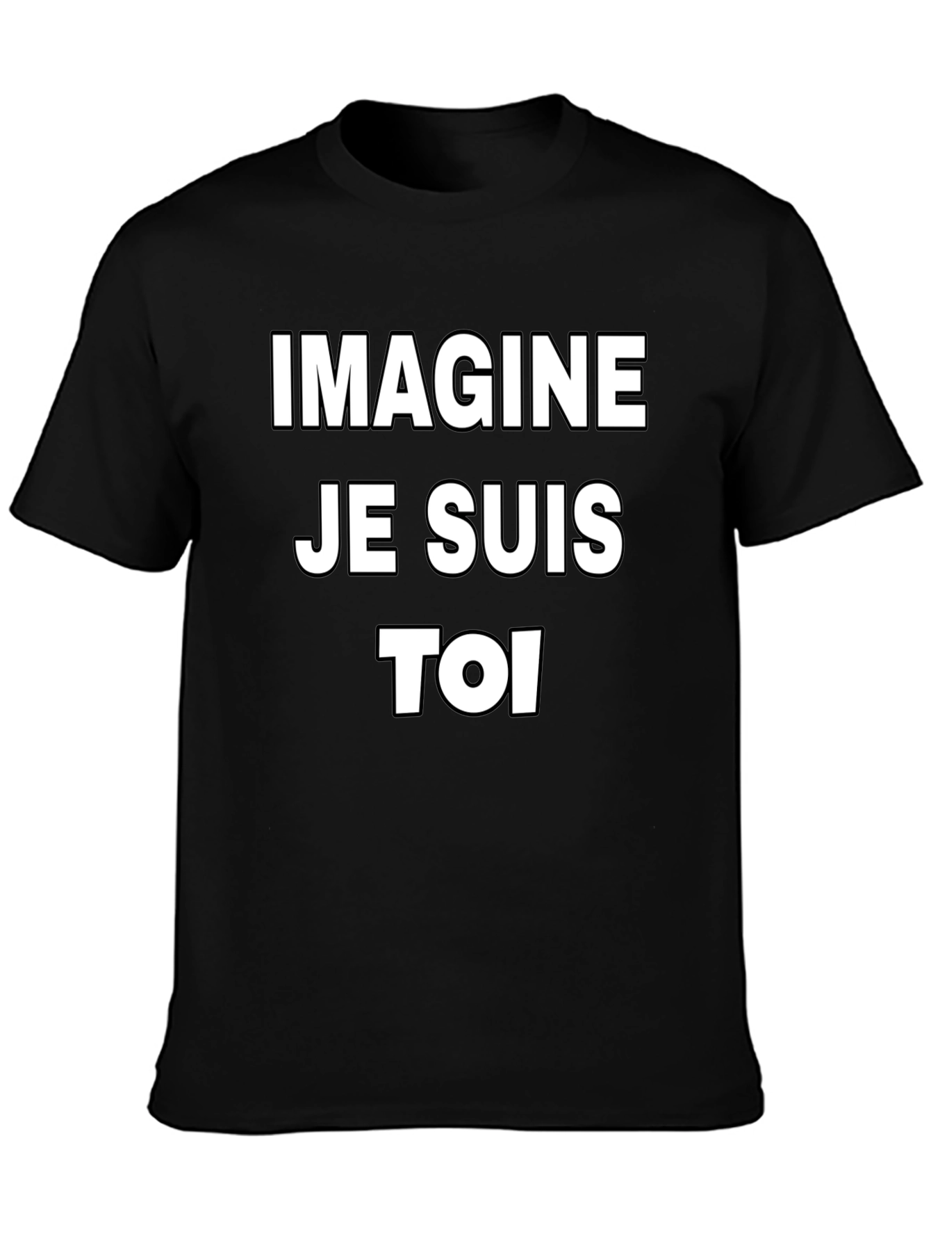 Imagine Je Suis Toi Black Tee