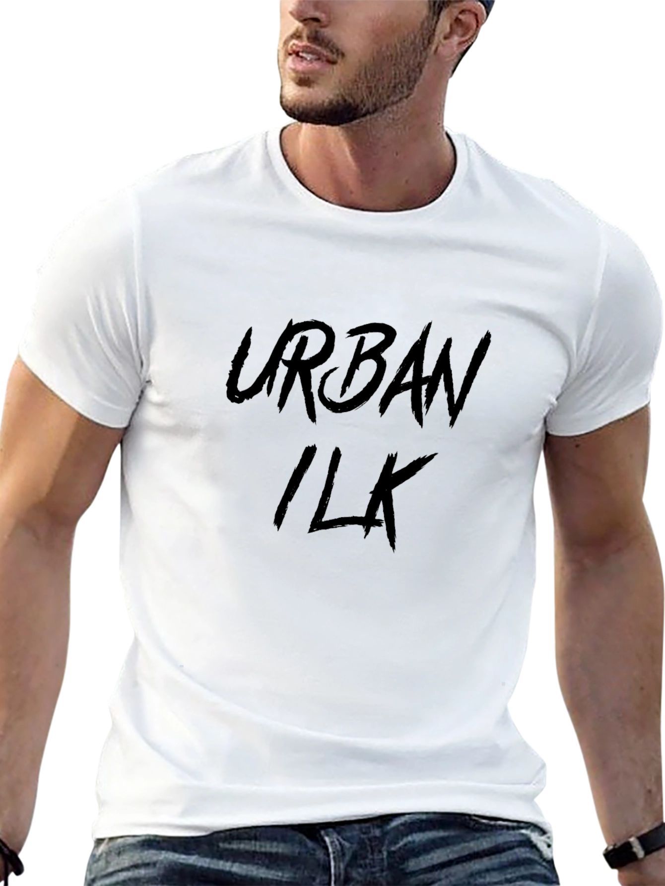 Urban ILK Black Graphic Tee