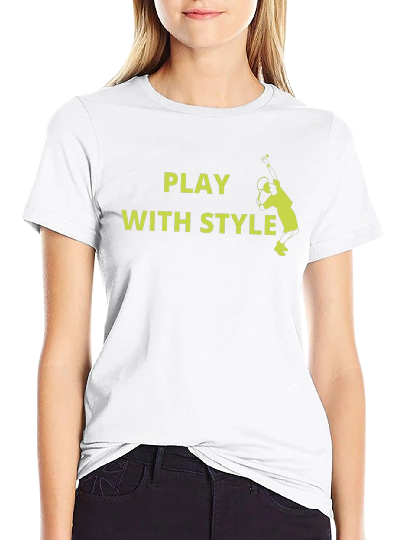 Play With Style Tennis Graphic Tee