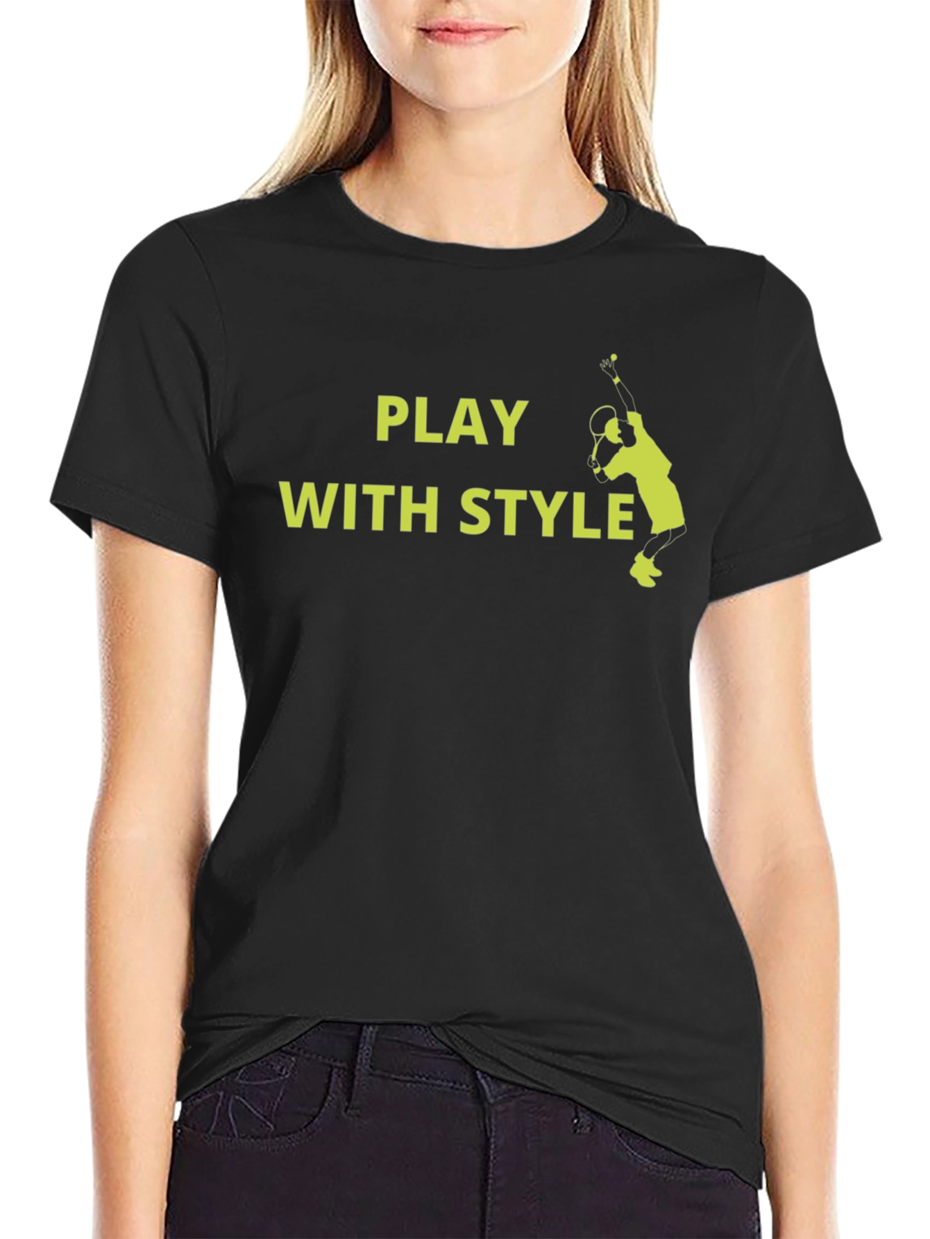 Play With Style Tennis Graphic Tee