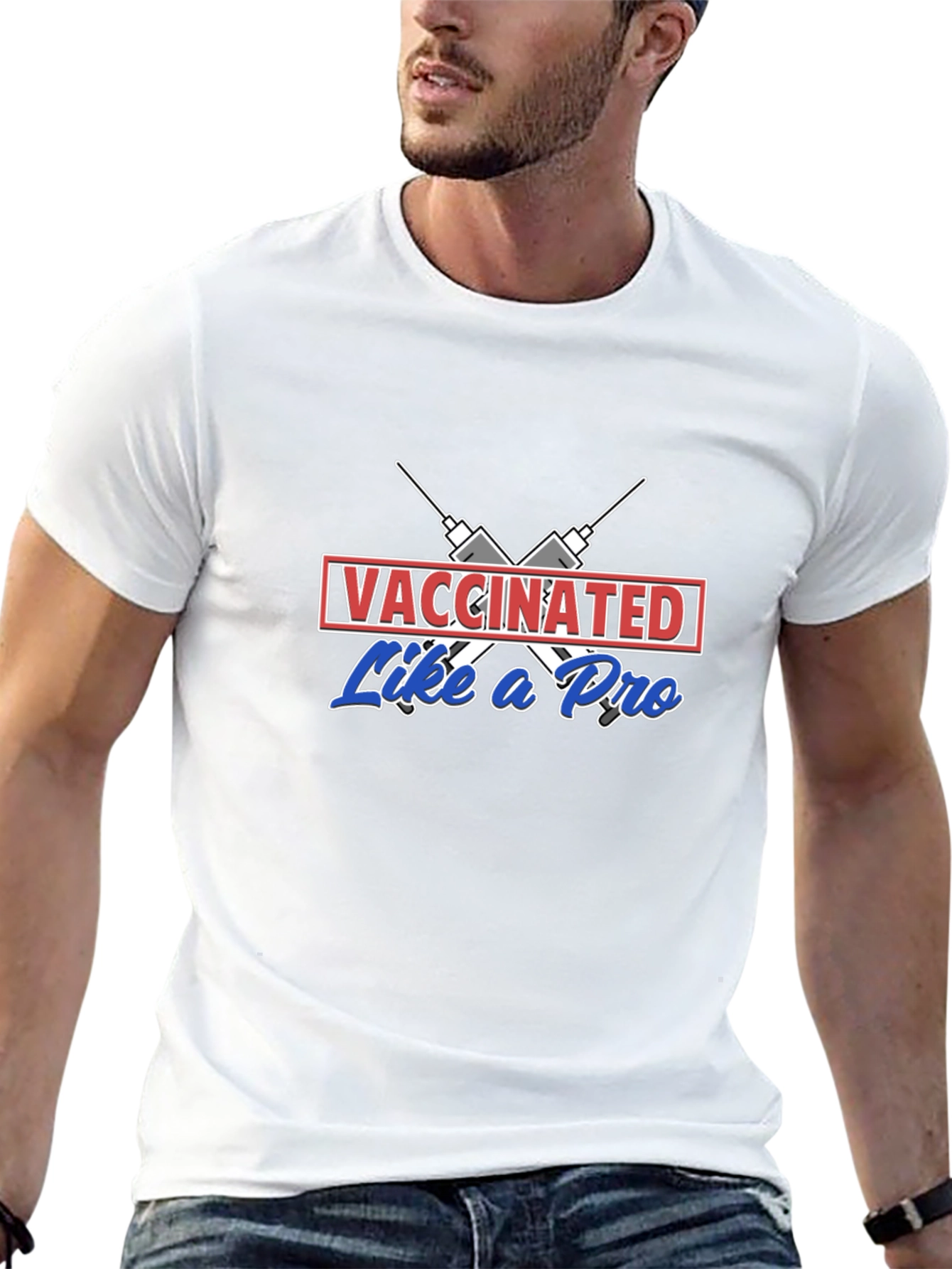 Vaccinated Like A Pro Graphic Tee