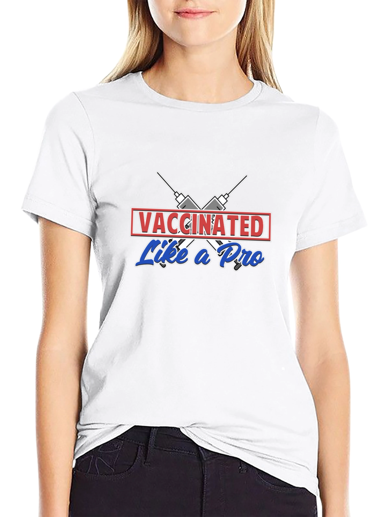 Vaccinated Like A Pro Graphic Tee