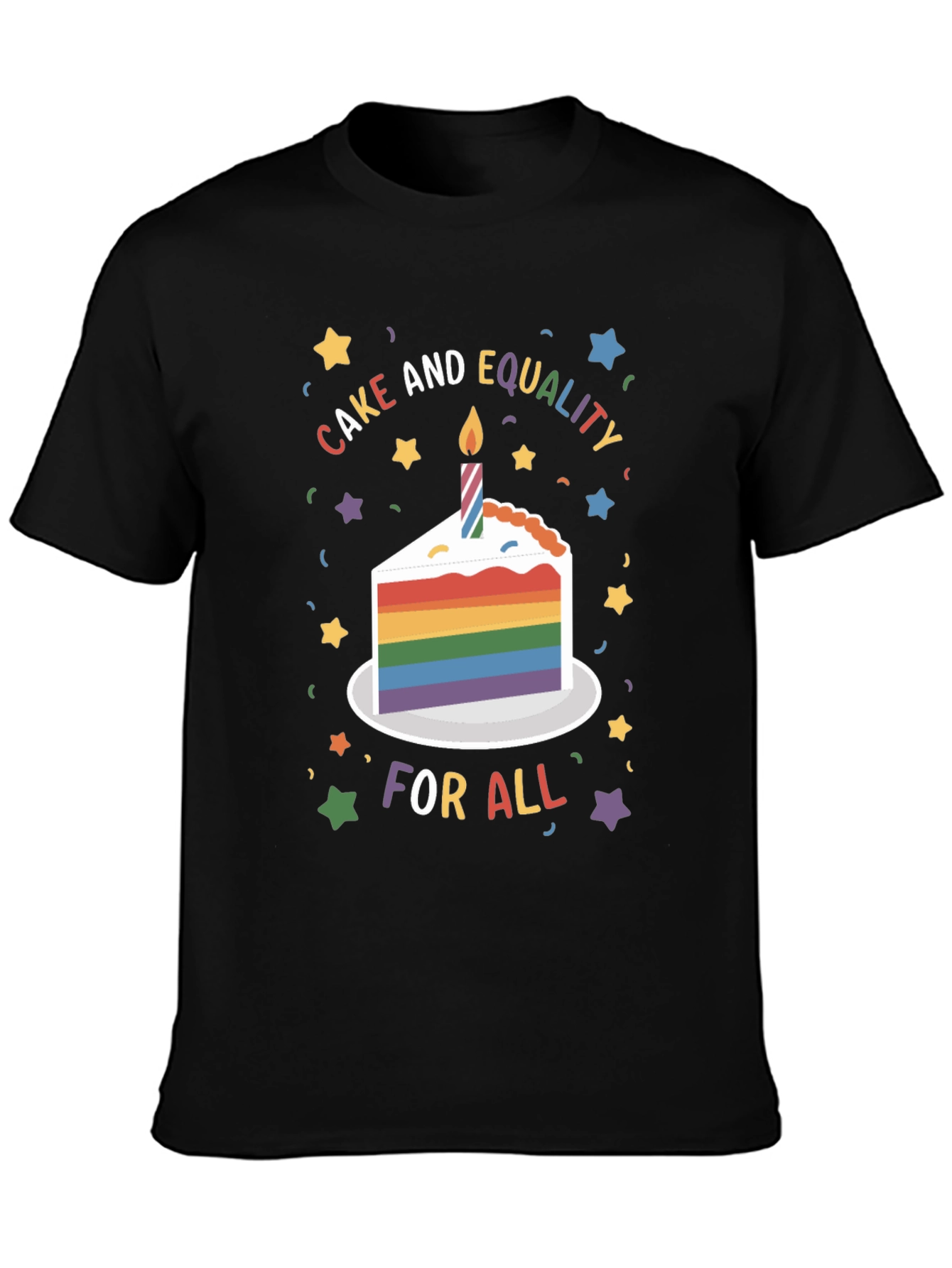 Cake and Equality Pride T-Shirt