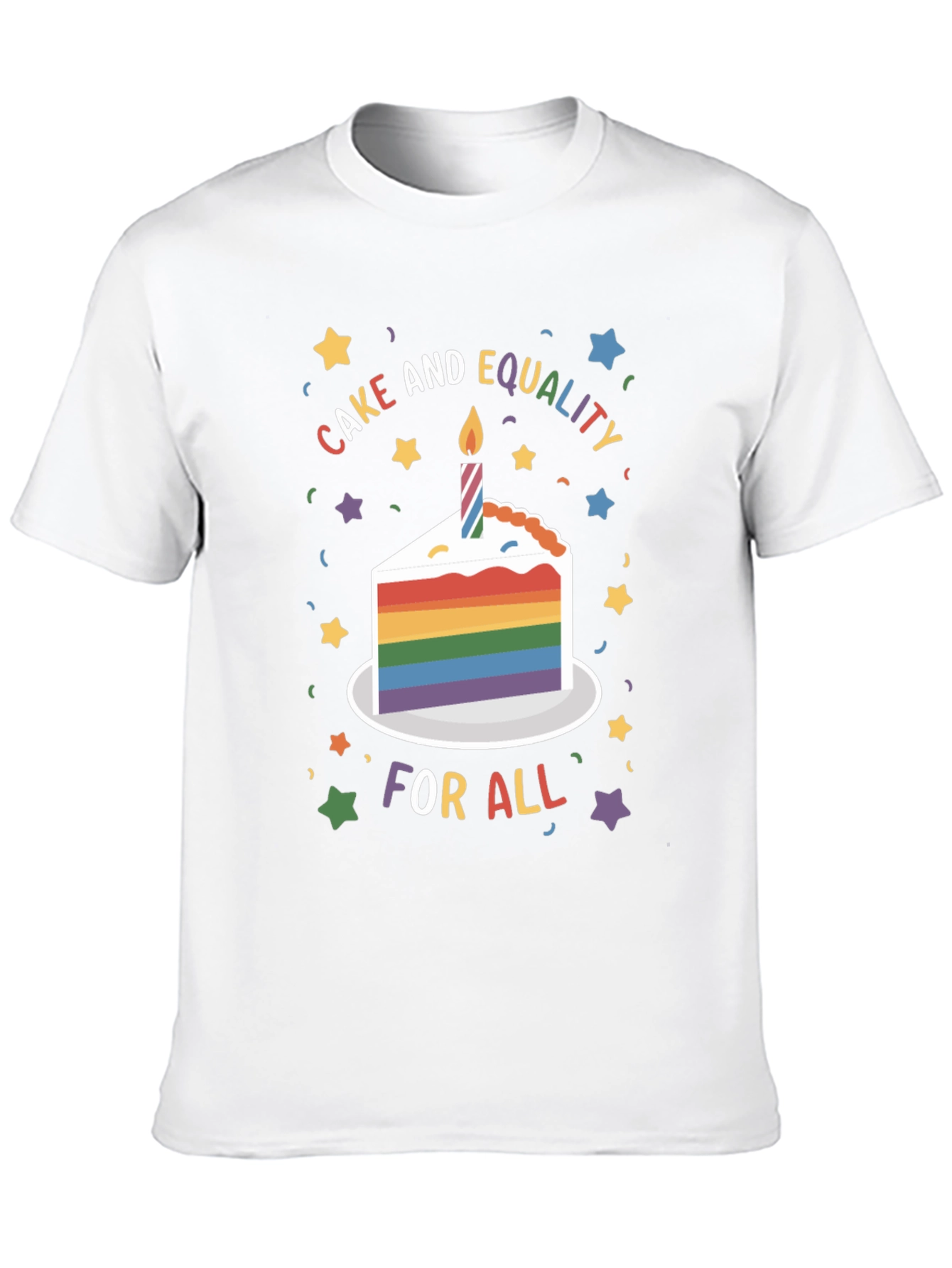 Cake and Equality Pride T-Shirt