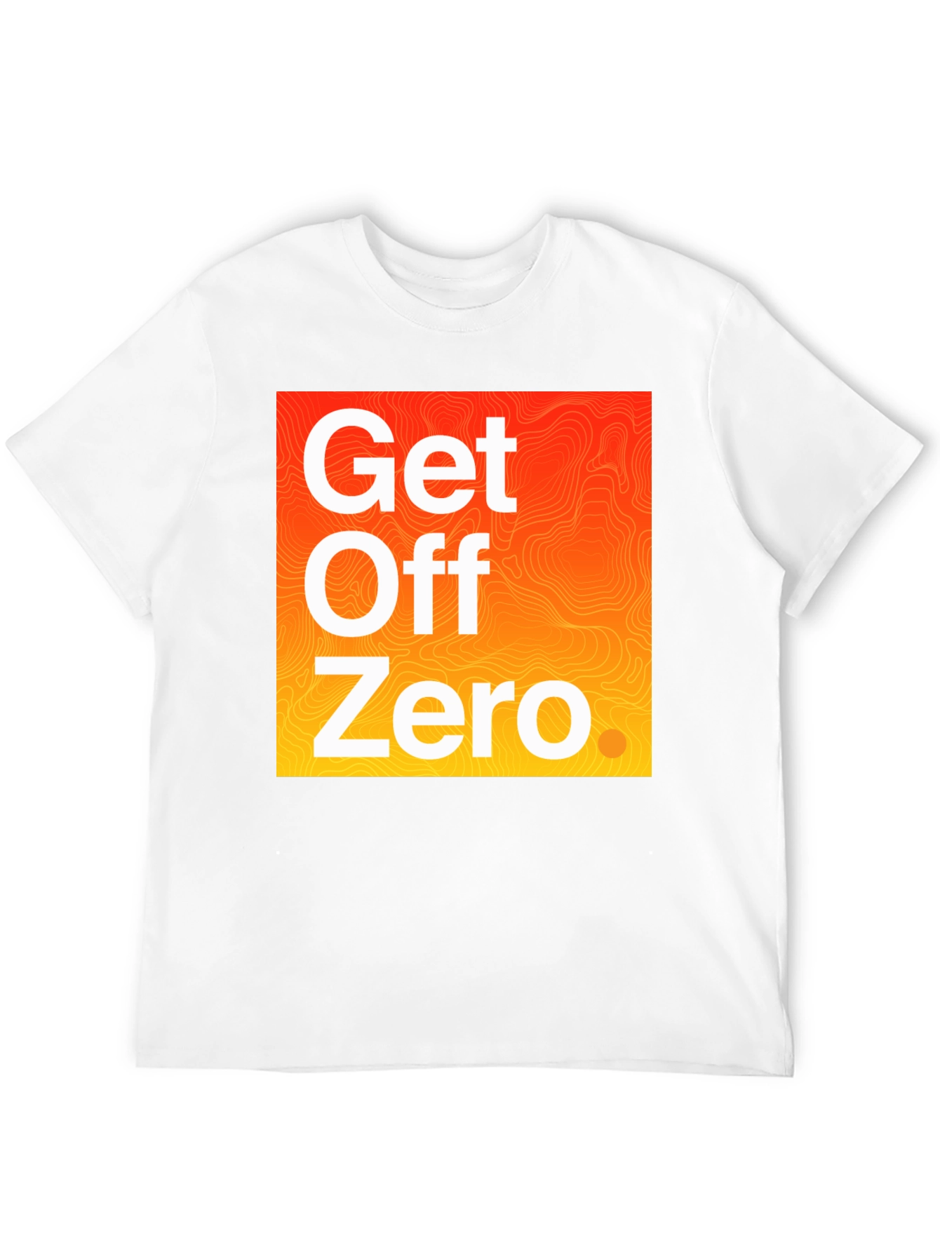 Get Off Zero Graphic Tee - Black