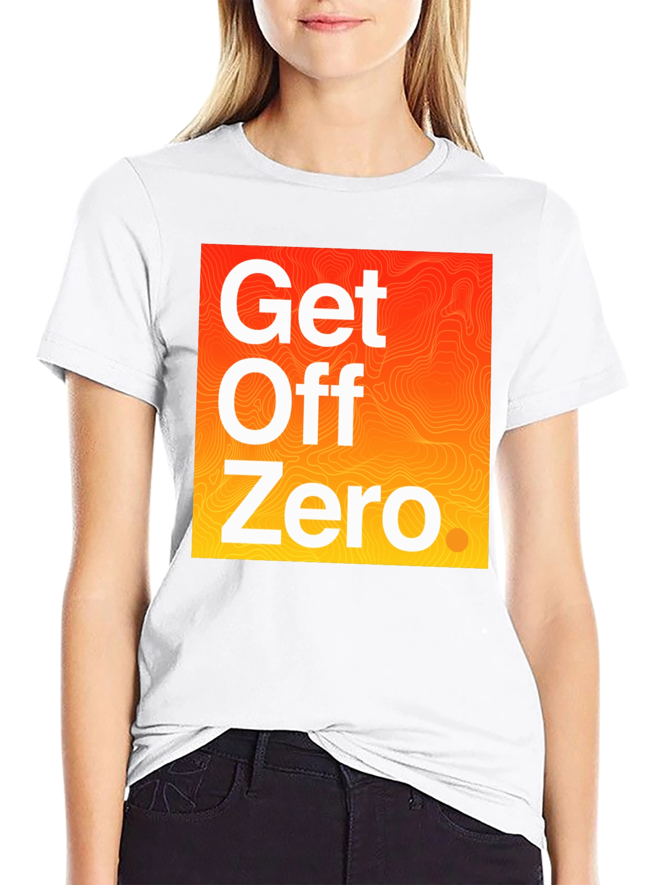 Get Off Zero Graphic Tee - Black