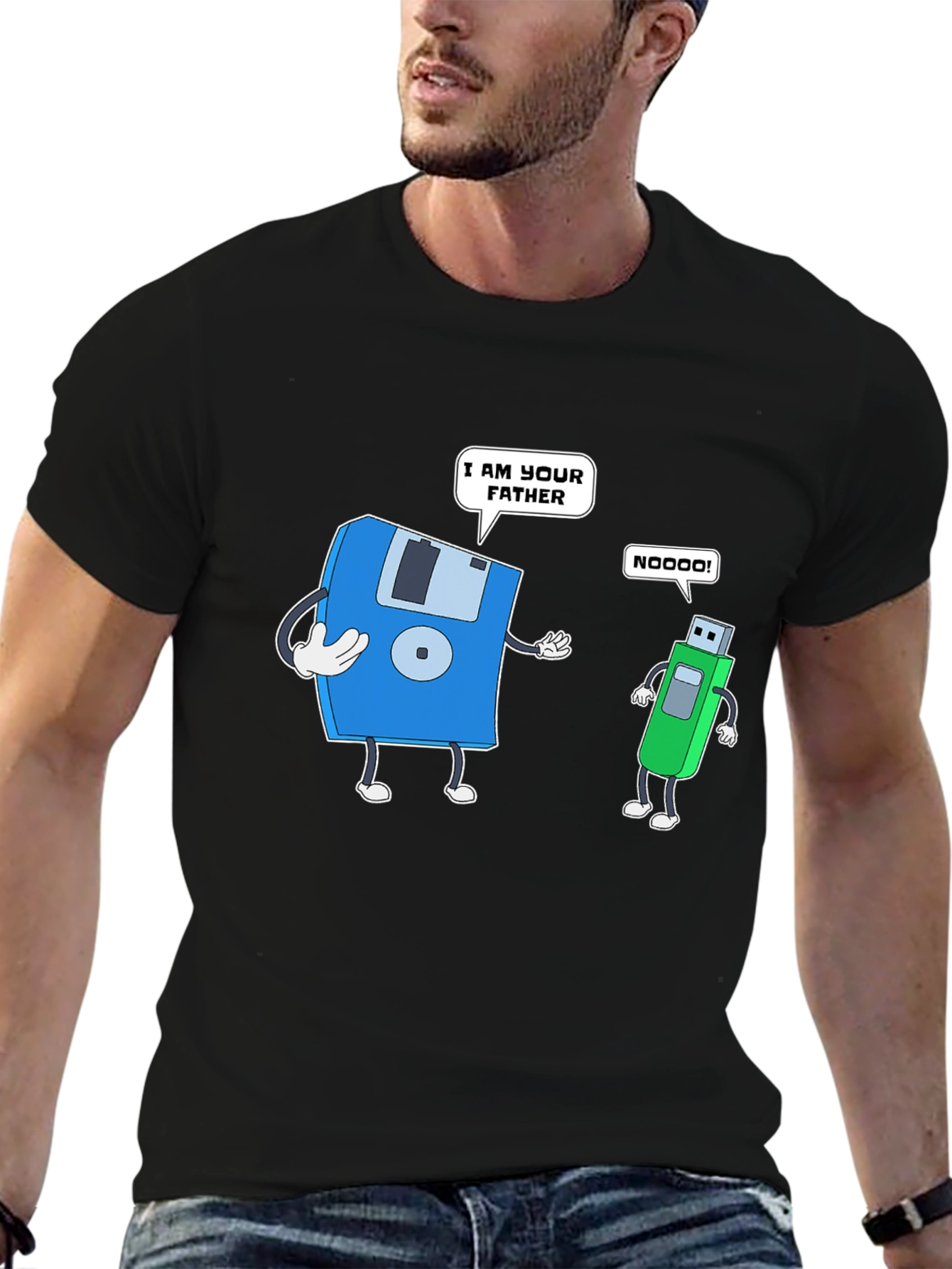 I am Your Father Funny Black T-Shirt