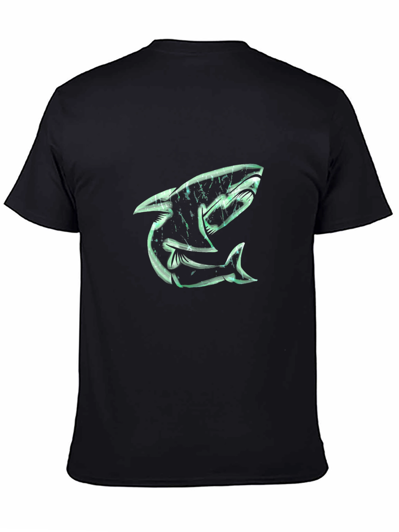 Shark Graphic Black T-Shirt