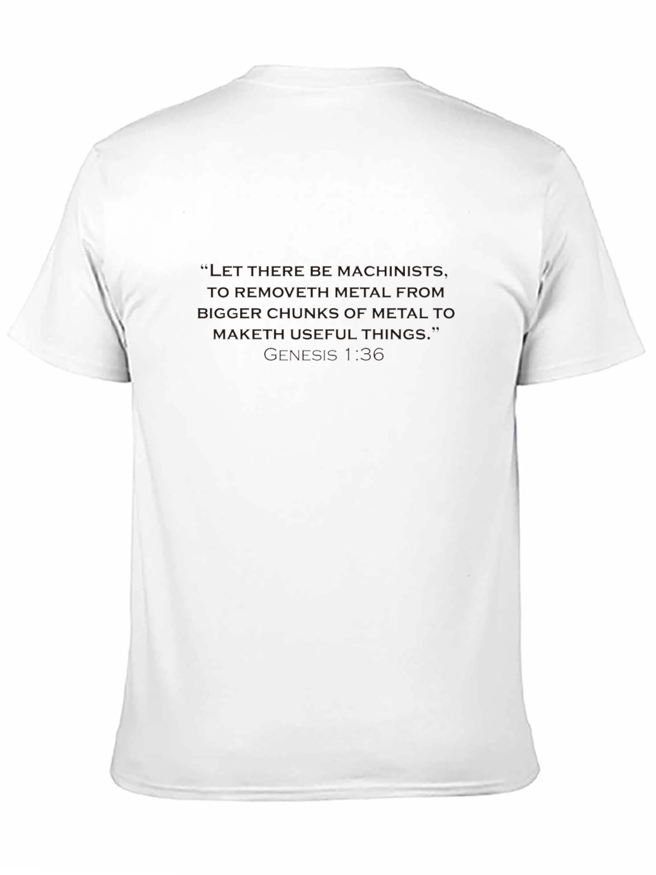 Black T-Shirt with Slogan: Heavy Metal Fan