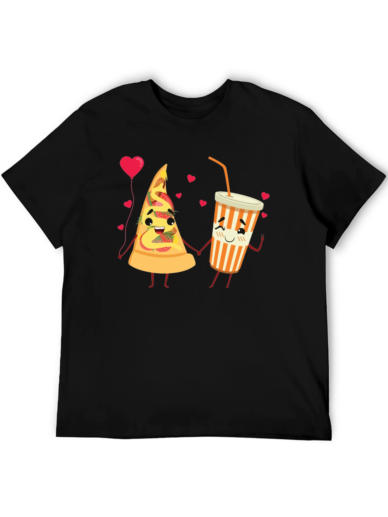 Pizza & Soda Love Story Graphic Tee