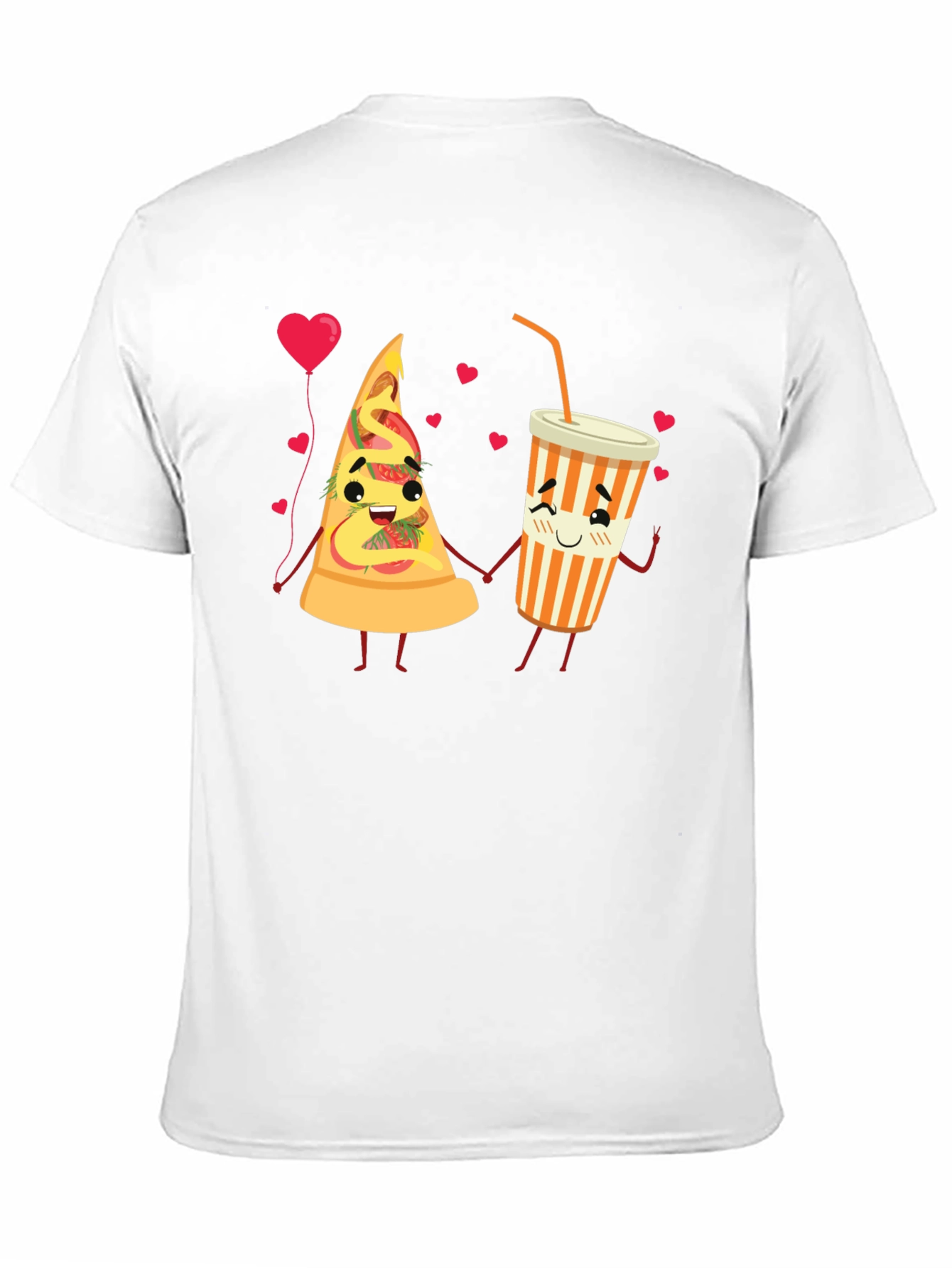Pizza & Soda Love Story Graphic Tee