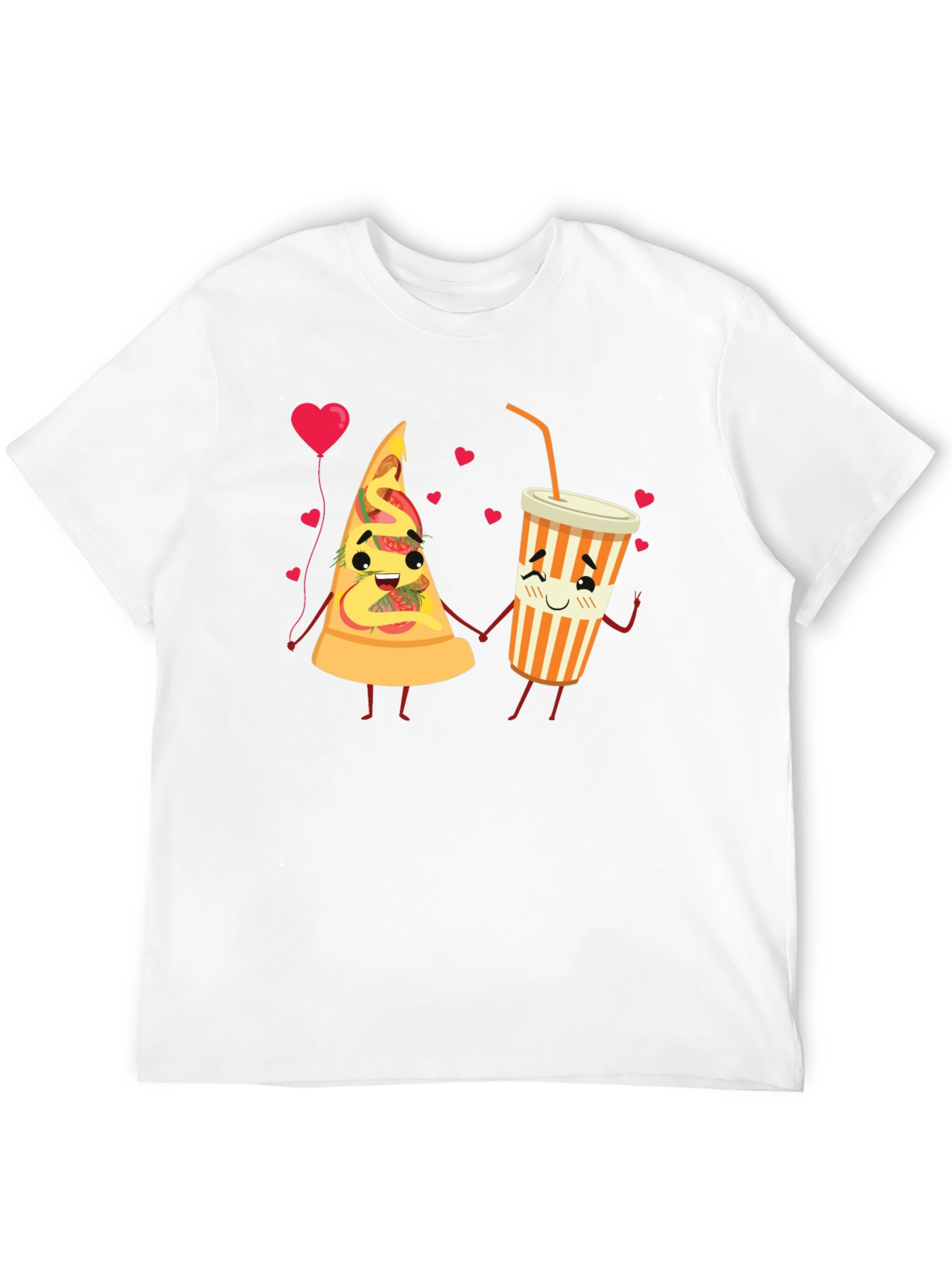 Pizza & Soda Love Story Graphic Tee