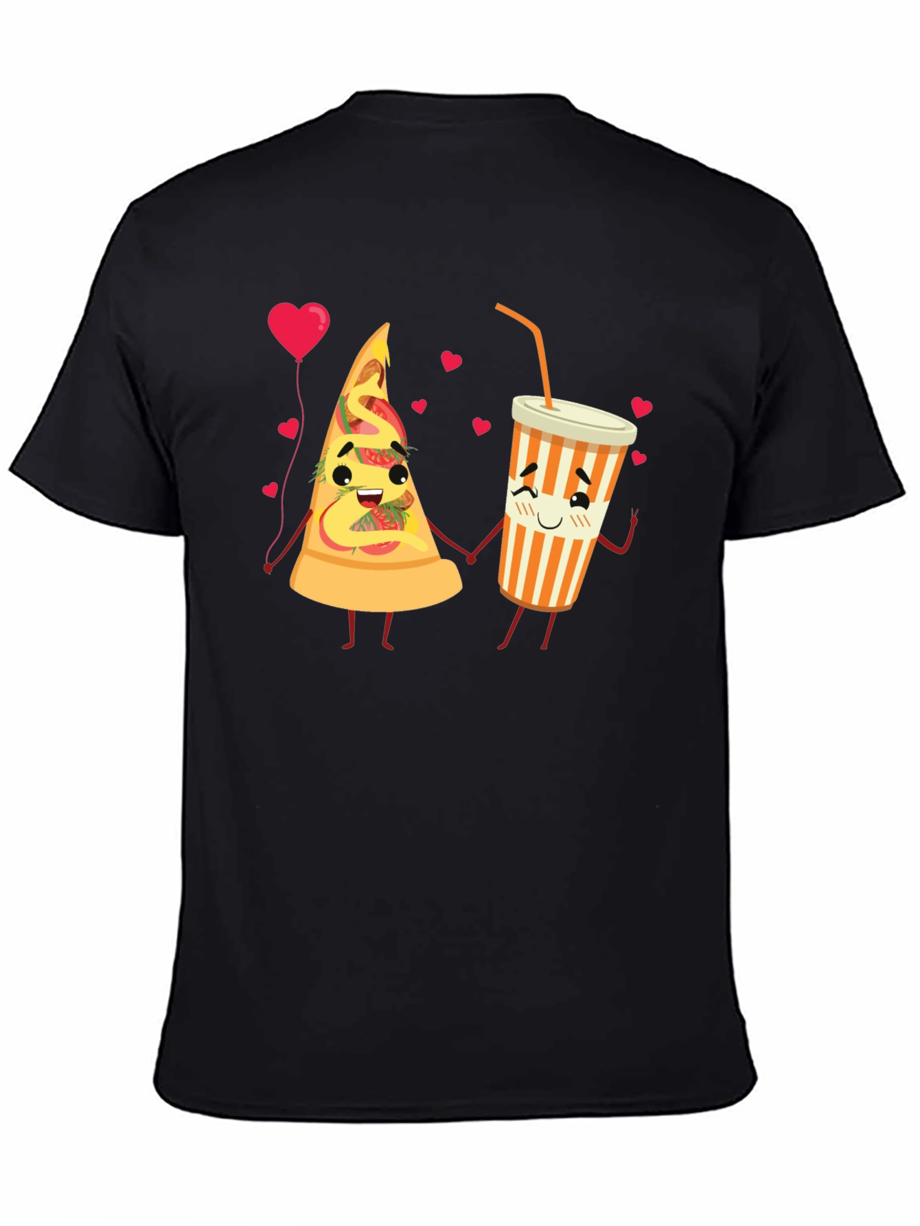 Pizza & Soda Love Story Graphic Tee