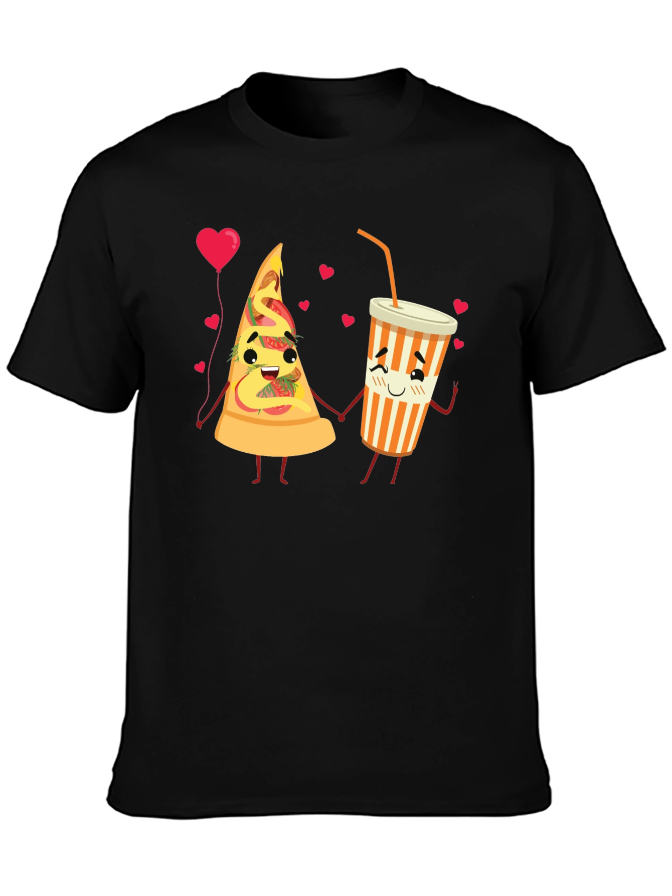 Pizza & Soda Love Story Graphic Tee