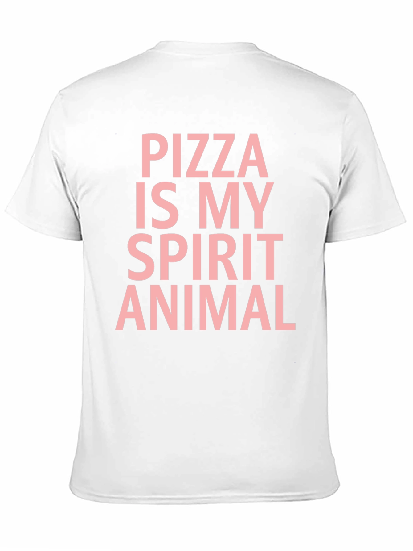 Pizza Is My Spirit Animal Black T-Shirt