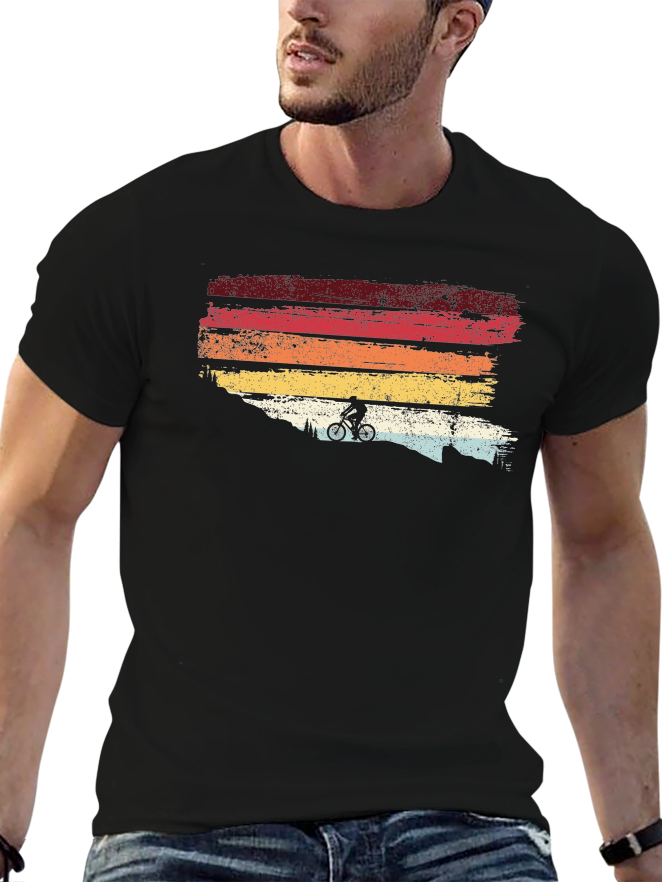 Retro Mountain Bike Graphic Tee