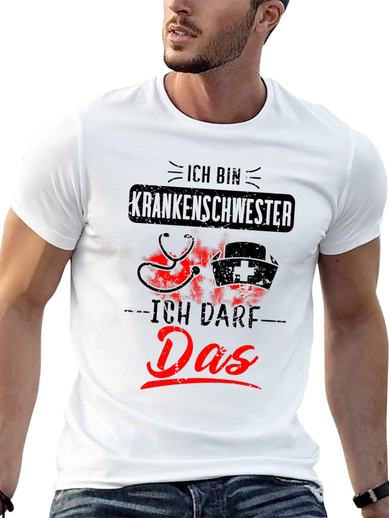 Nurse T-Shirt - Ich Bin Krankenschwester Ich Darf Das