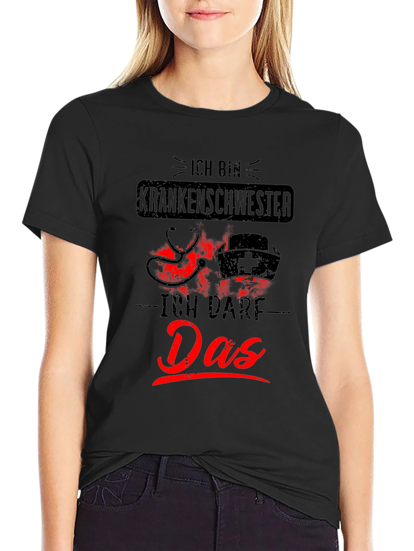 Nurse T-Shirt - Ich Bin Krankenschwester Ich Darf Das