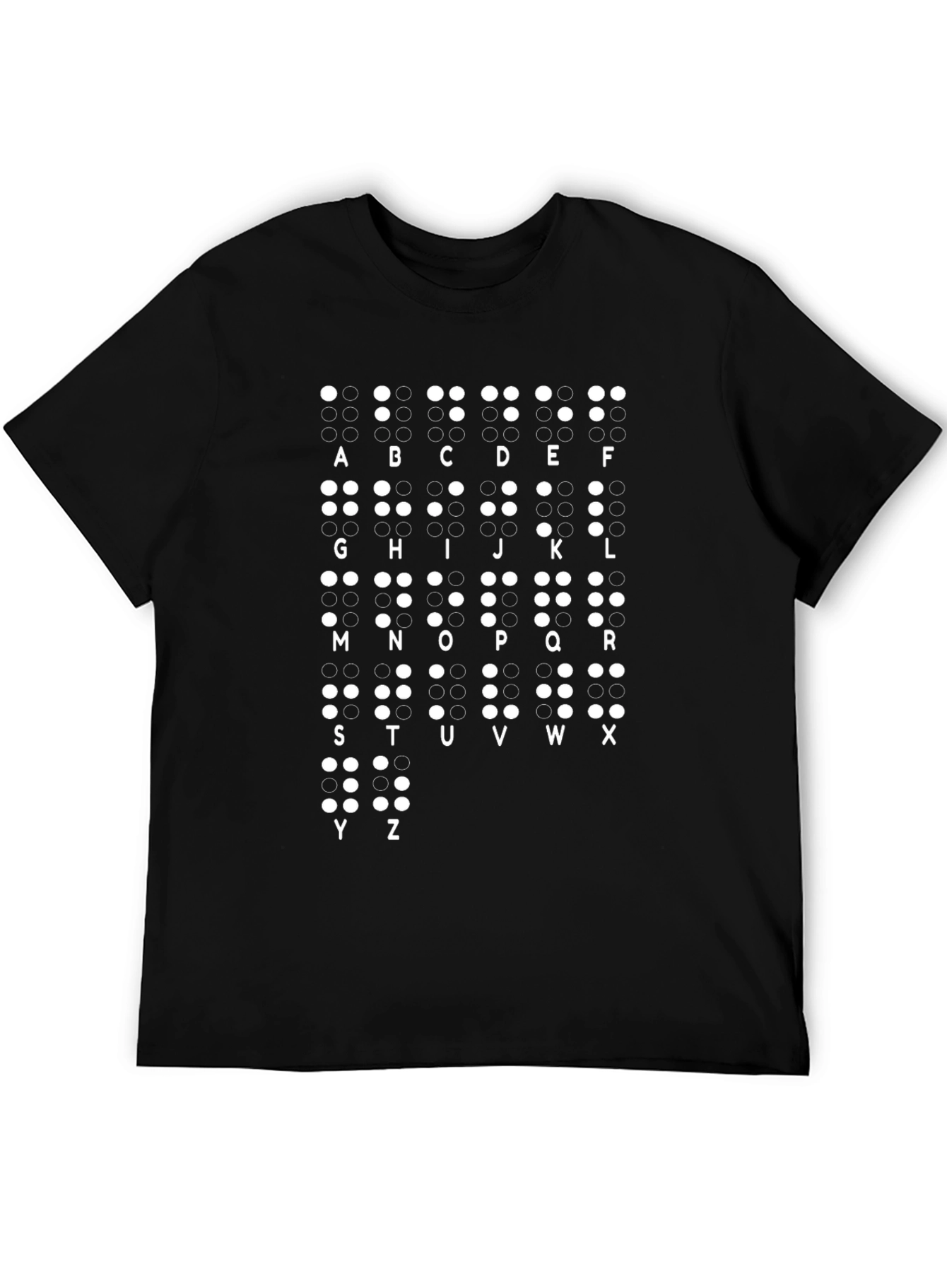 Braille Alphabet T-Shirt: Learn the Code