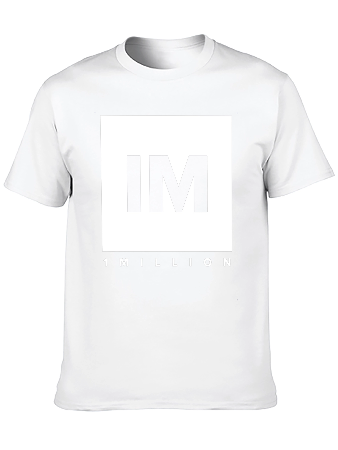 IM 1 MILLION Black Graphic T-Shirt
