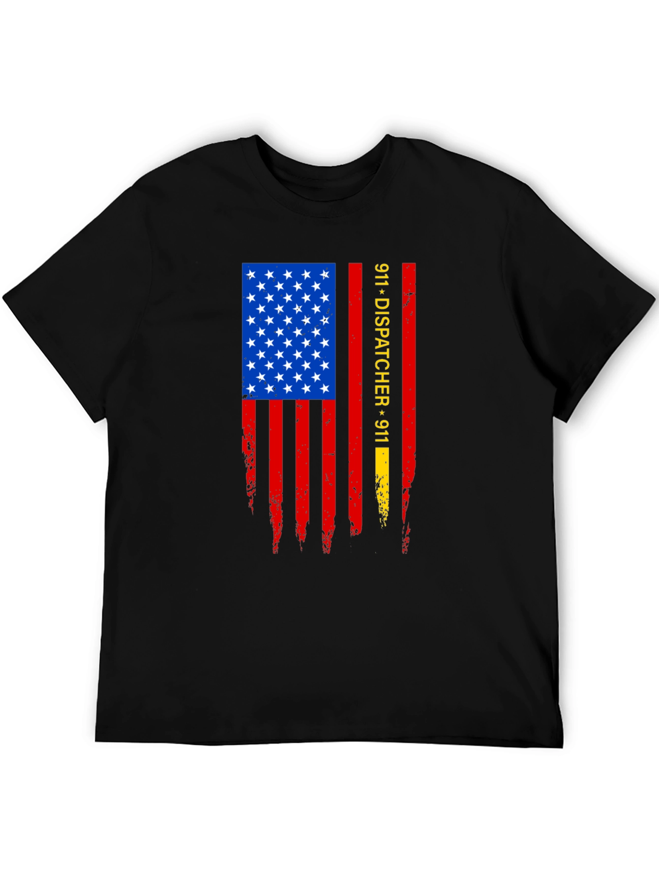 911 Dispatcher American Flag Graphic Tee