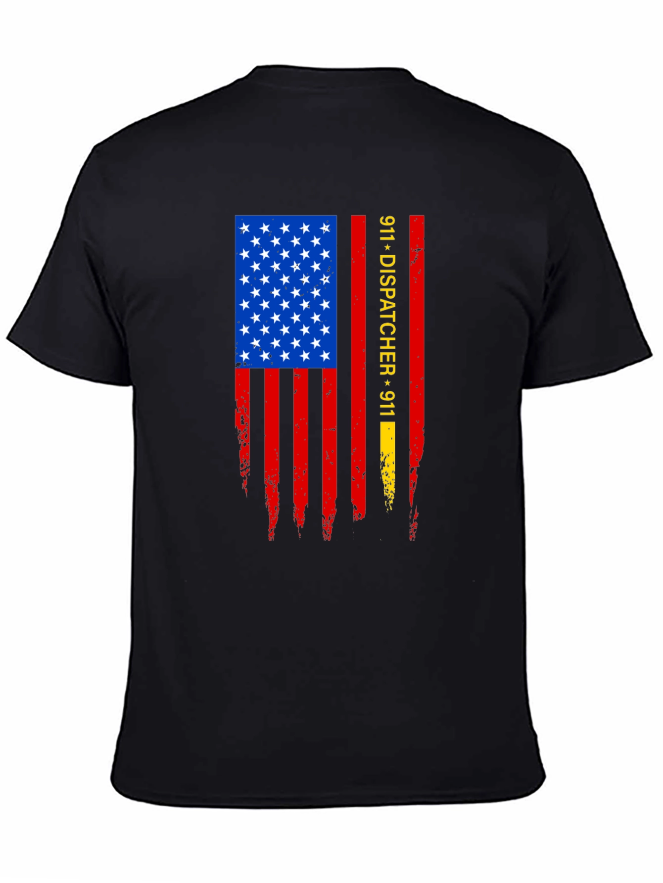 911 Dispatcher American Flag Graphic Tee