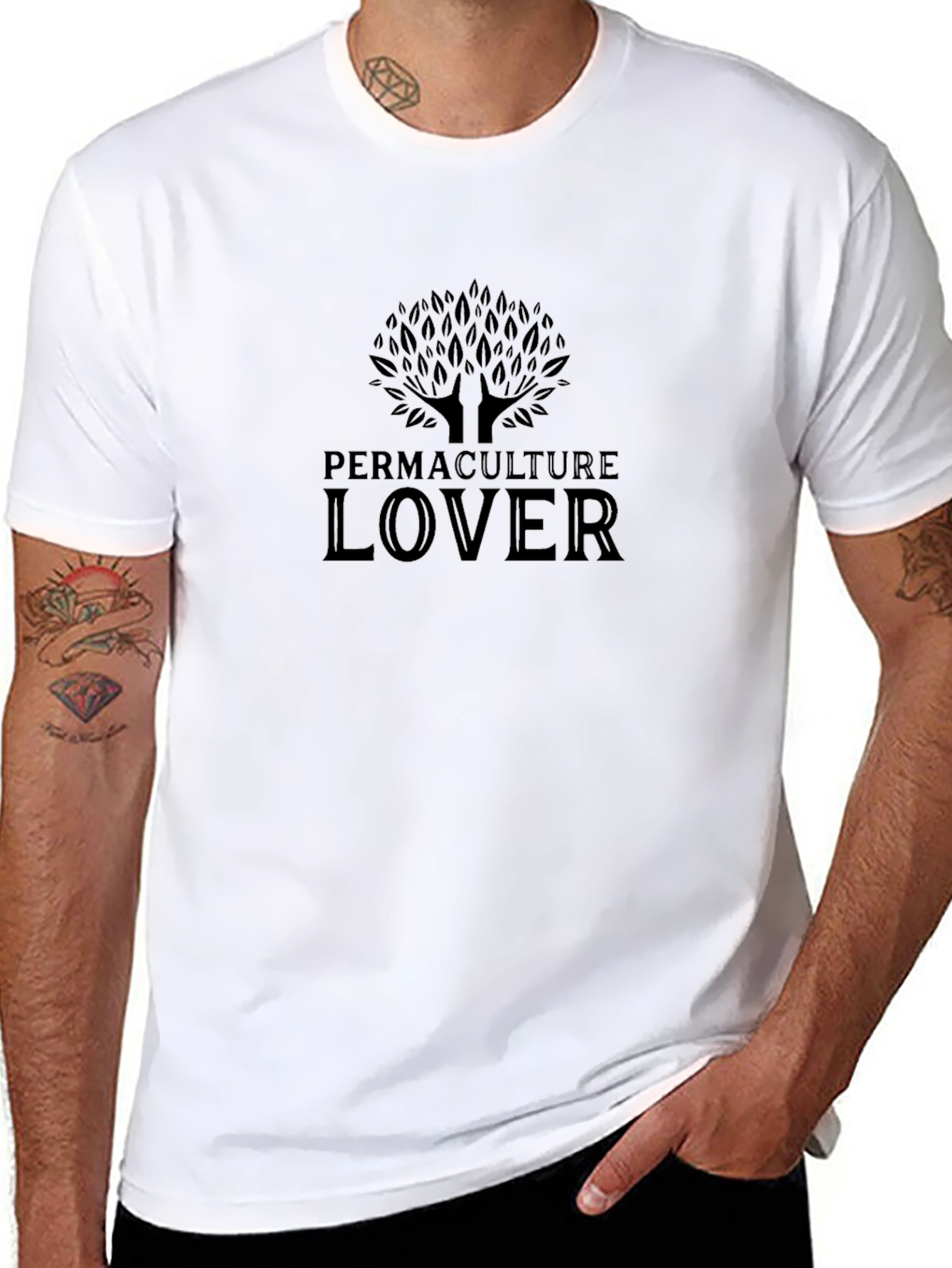 Permaculture Lover Black T-Shirt