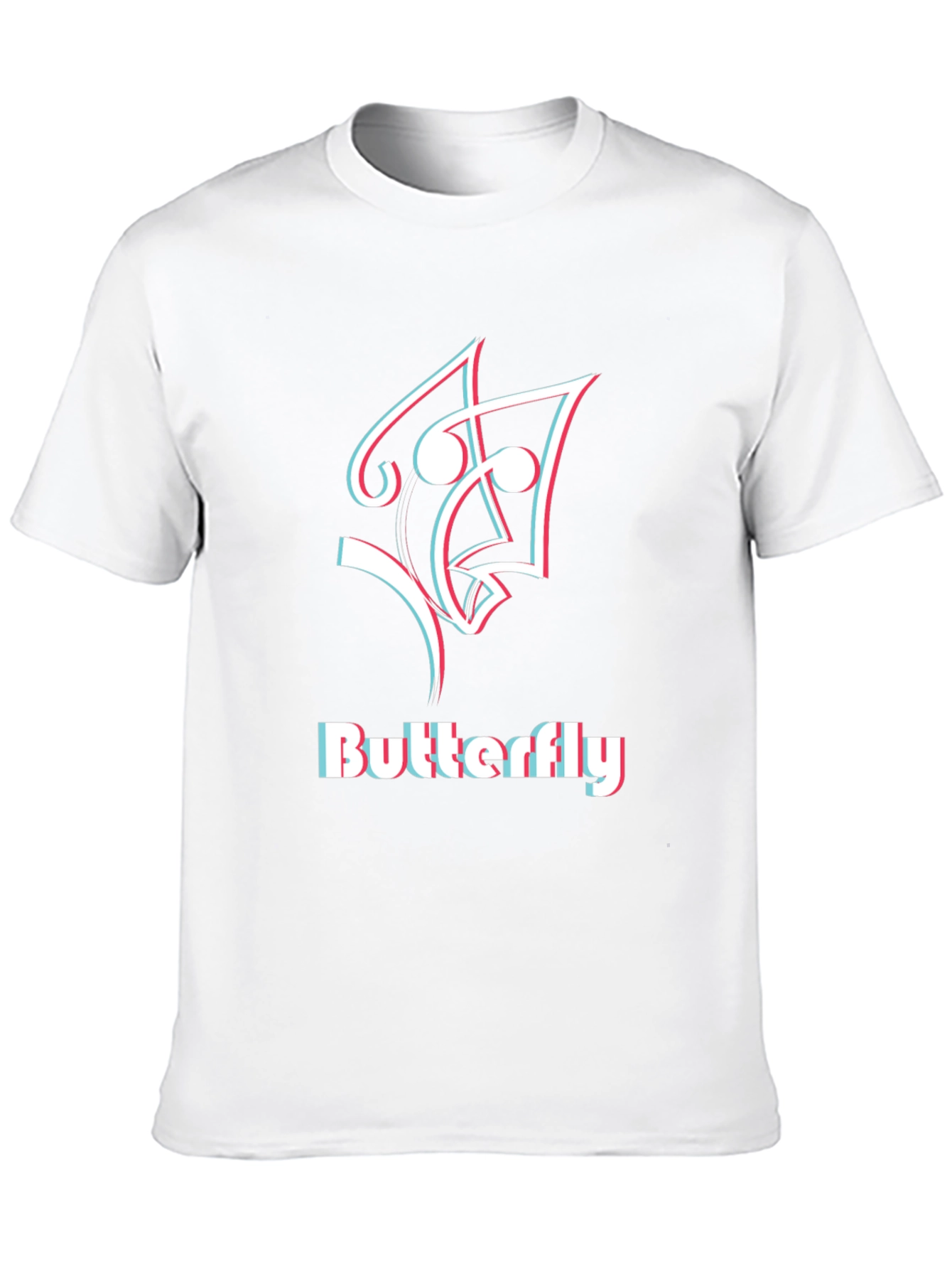Butterfly Graphic Tee - Mens Black T-Shirt