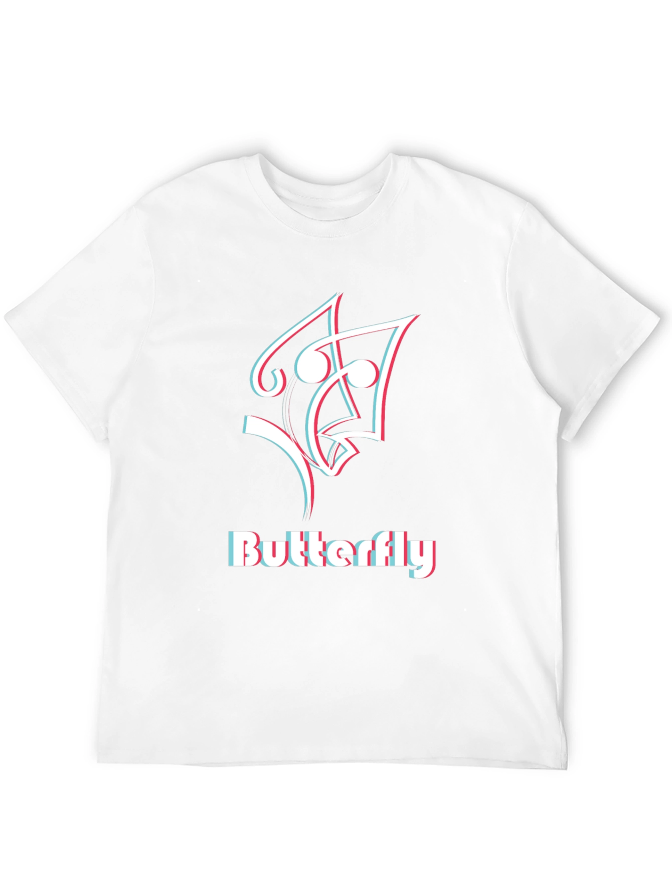 Butterfly Graphic Tee - Mens Black T-Shirt