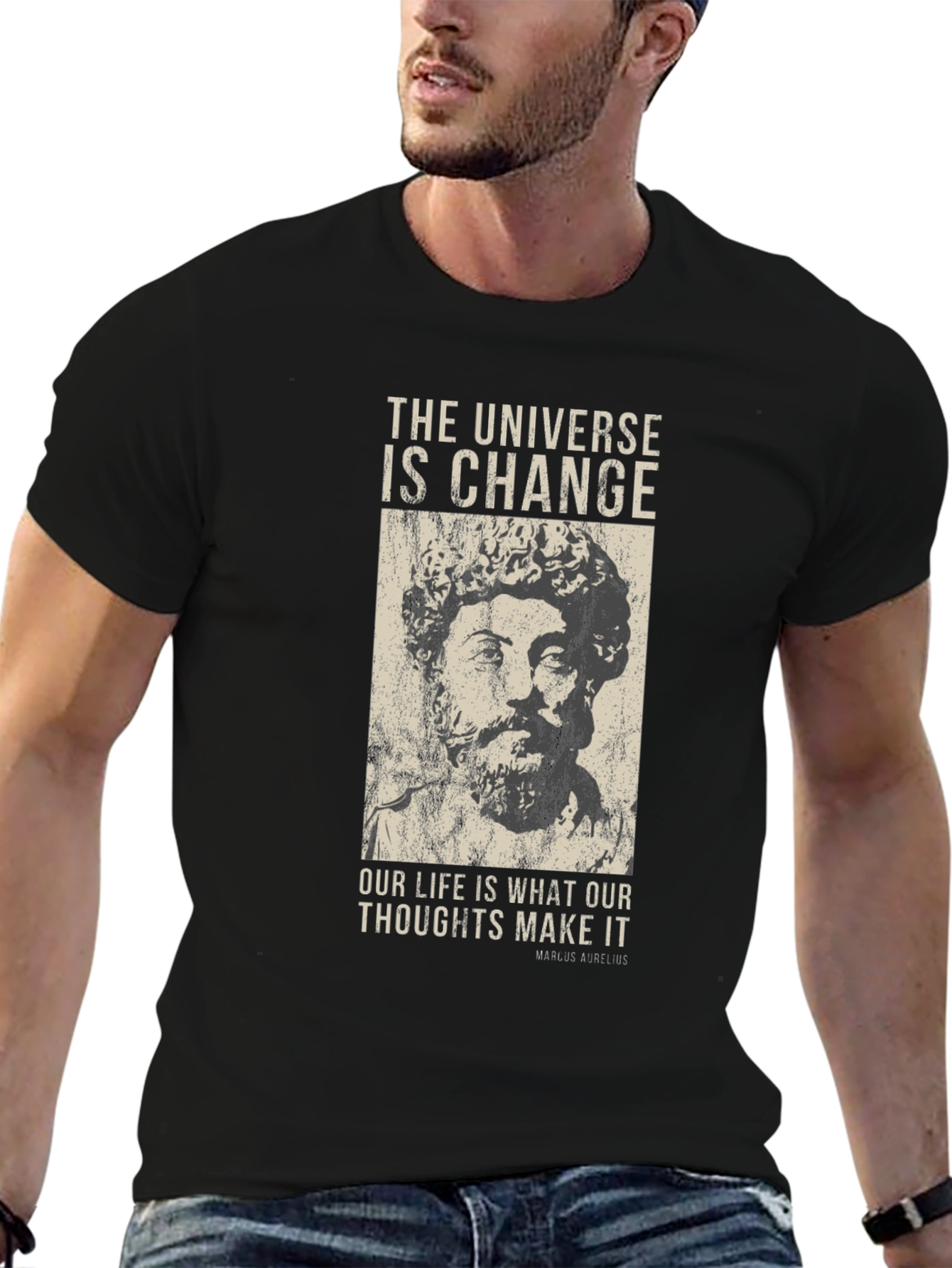 Marcus Aurelius T-Shirt: The Universe is Change