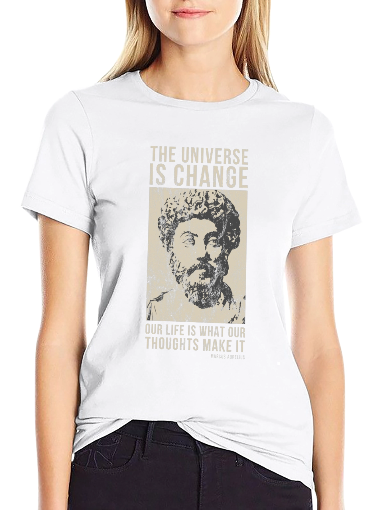 Marcus Aurelius T-Shirt: The Universe is Change
