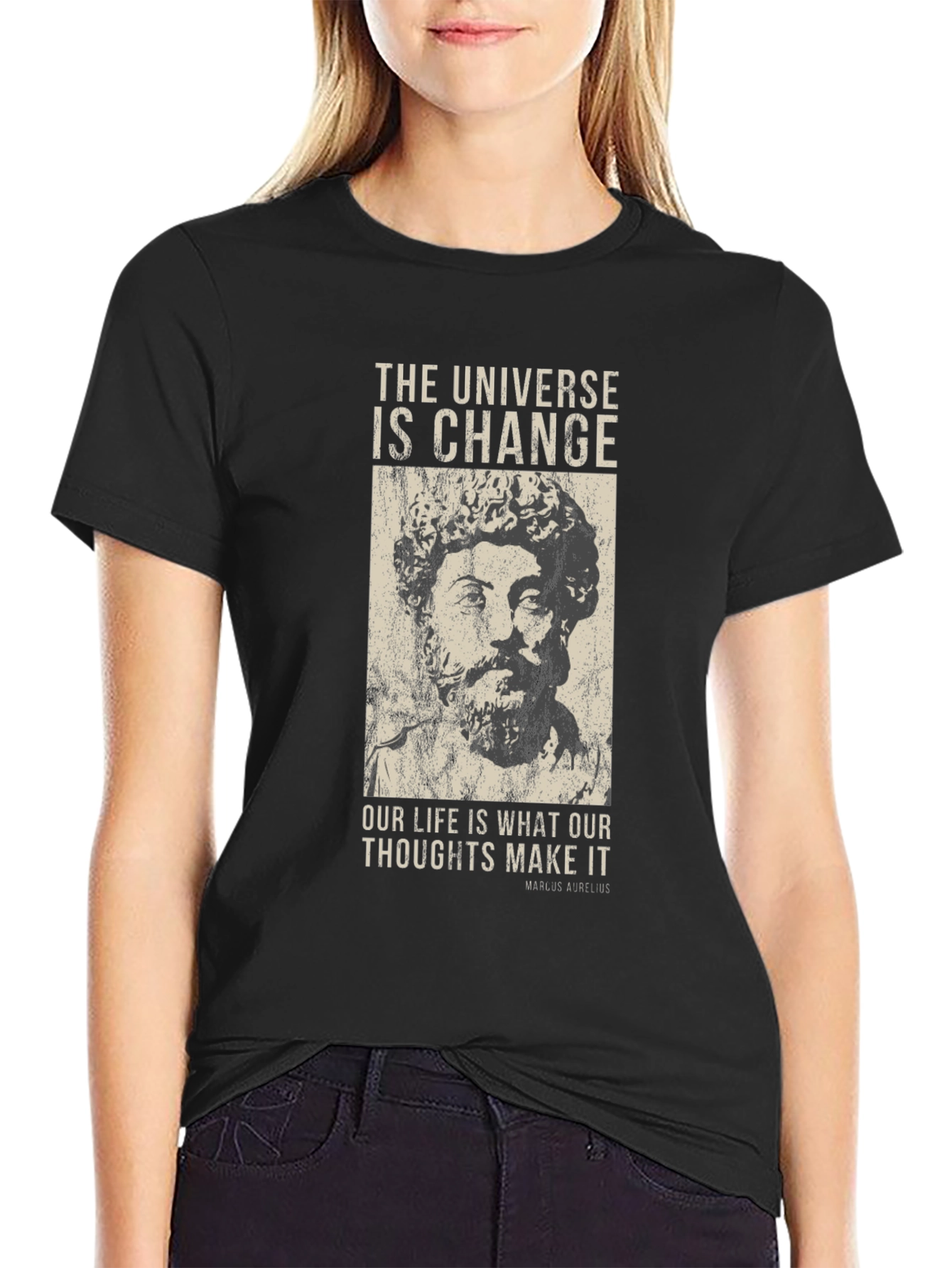 Marcus Aurelius T-Shirt: The Universe is Change